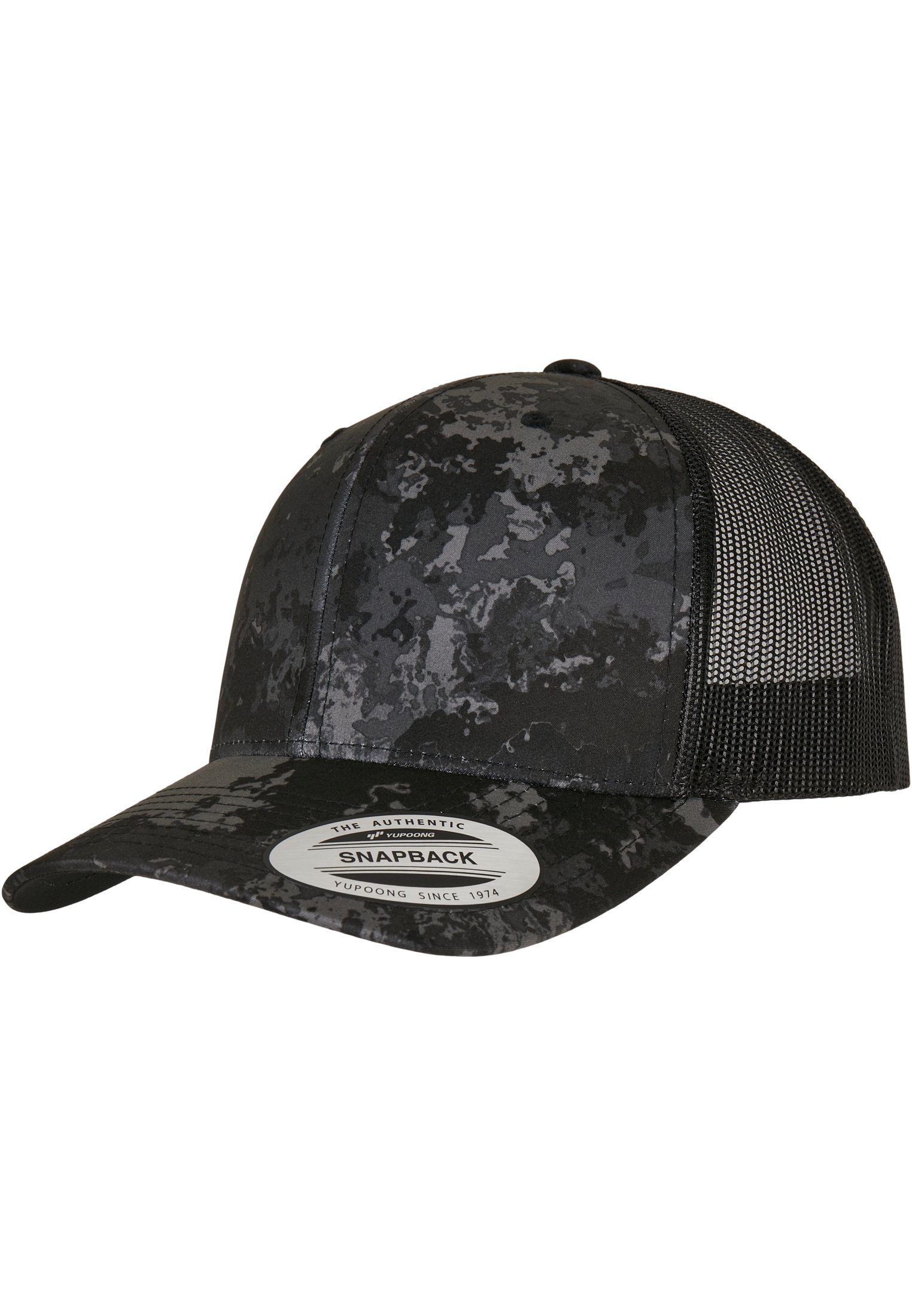 Retro Flex Camo™ Accessoires Cap Cap Trucker Classics® YP Flexfit Grau Veil