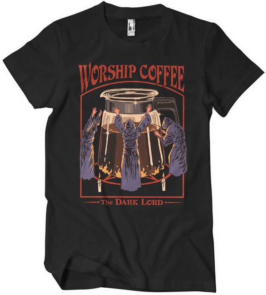 Steven Rhodes T-Shirt Worship Coffee Big Tall T-Shirt