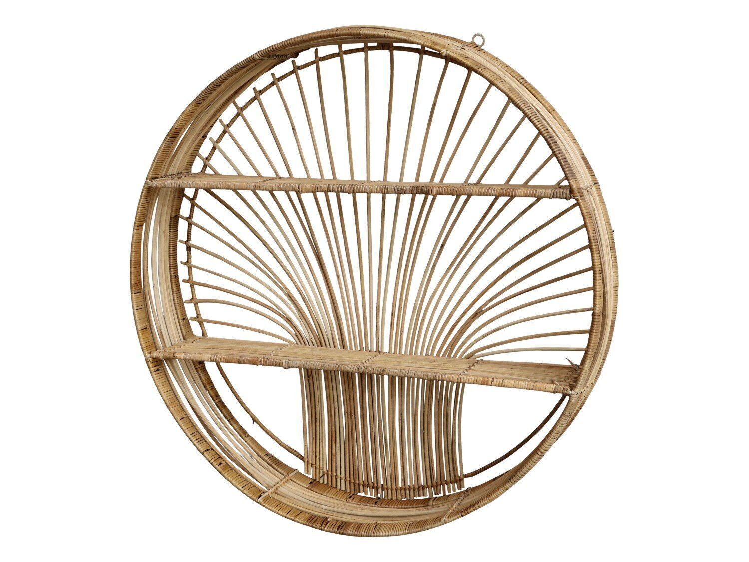 Chic Antique Wandregal Muster Rattan