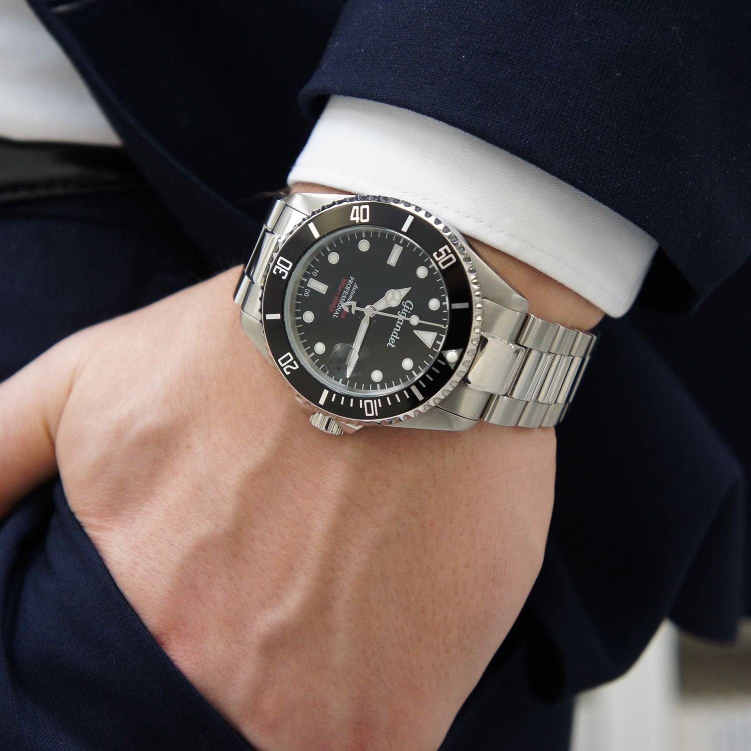 Gigandet Automatikuhr SEA GROUND, Mineralglas, Sekundenstopp, Datum, Tauche günstig online kaufen