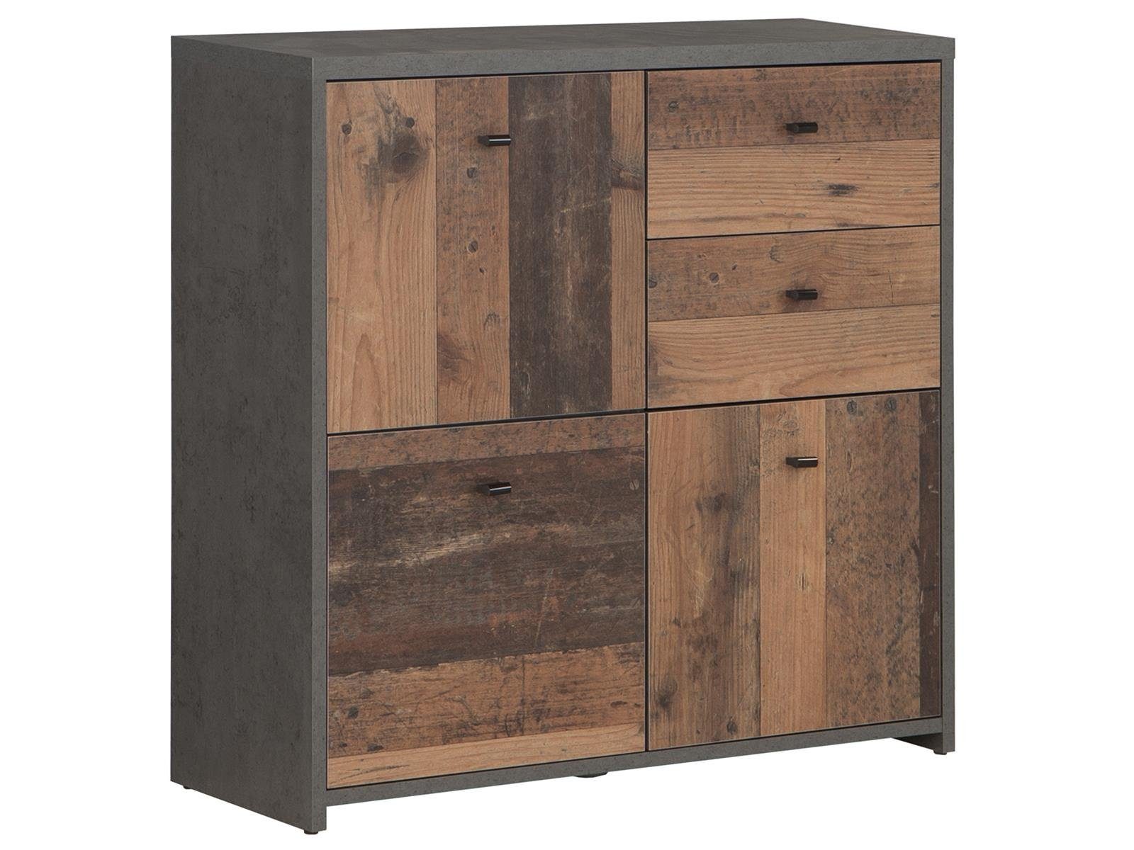 freiraum Kommode Burg, 77.2 x 77.5 x 29.6 cm (B/H/T)