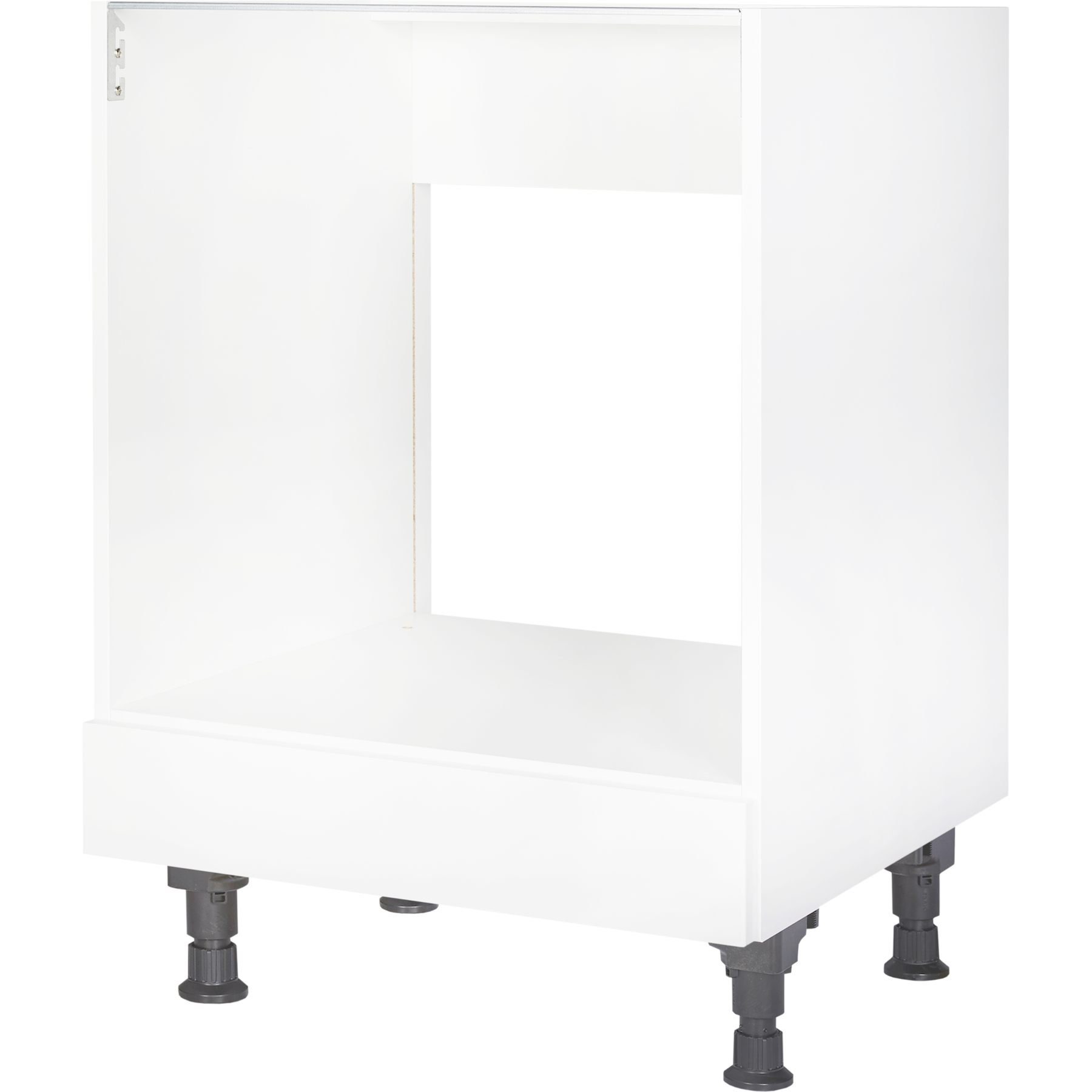 nobilia® Herdumbauschrank HUS60 Metallgriff Edelstahlfarbig 263, hochwertig + komplett vormontiert