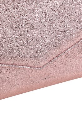 Buffalo Clutch Secco Glitter, mit stylischem Ketten-Schulterriemen