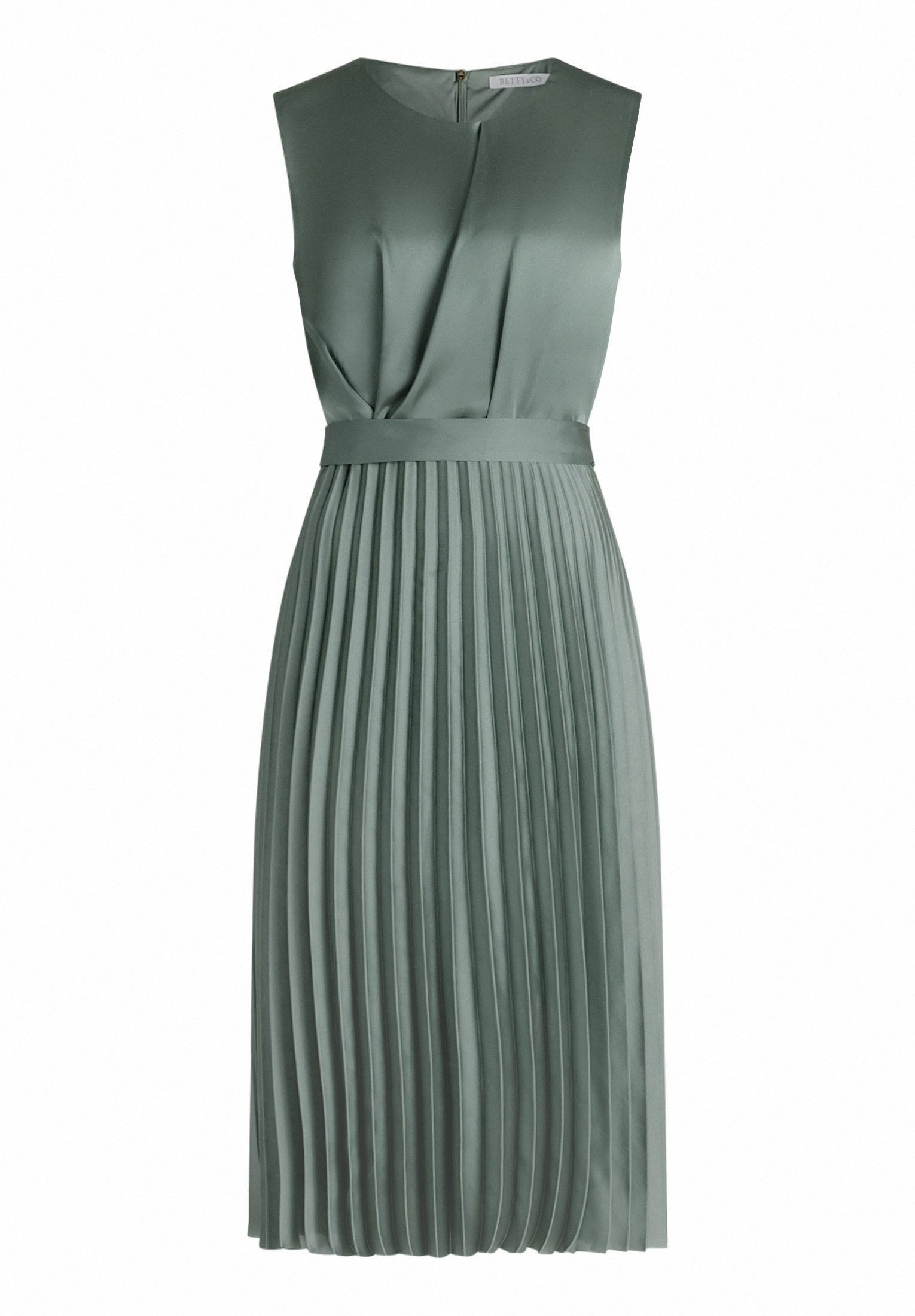 Betty&Co Midikleid Damen mit Plissee Plissee