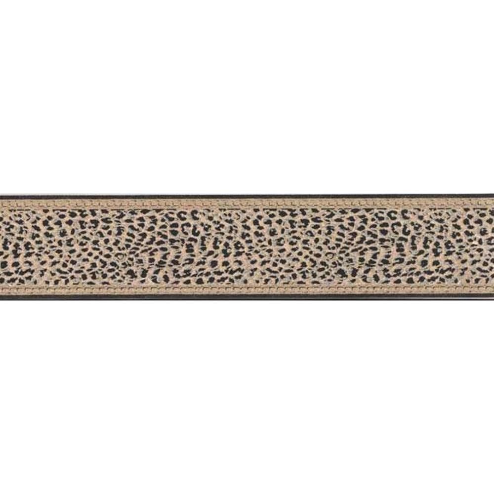 WOHNDEKOR Bordüre Leopard, Leomuster, in Gold, günstig online kaufen