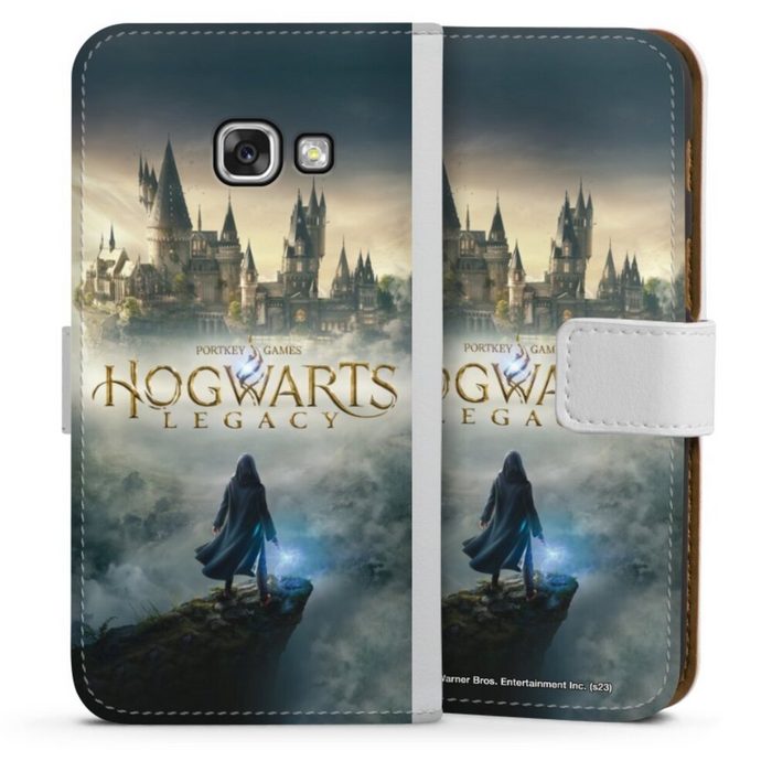 DeinDesign Handyhülle Hogwarts Legacy Offizielles Lizenzprodukt Harry Potter Hogwarts Legacy Samsung Galaxy A3 (2017) Hülle Handy Flip Case Wallet Cover