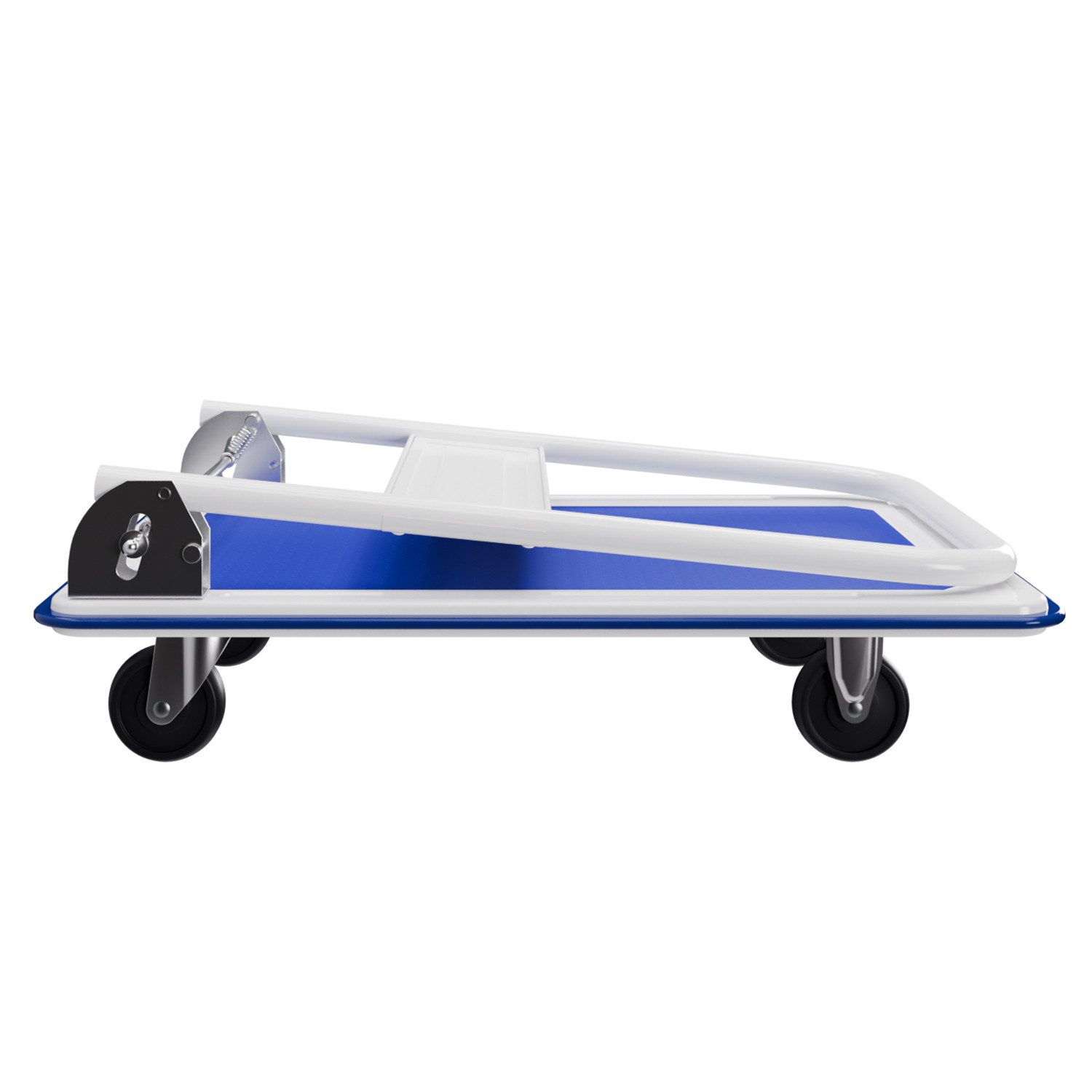 TroniTechnik Transportroller Transportwagen Plattformwagen klappbar, 150 kg Tragkraft mit Antirutschbeschichtung, Ladefläche 72x48 cm