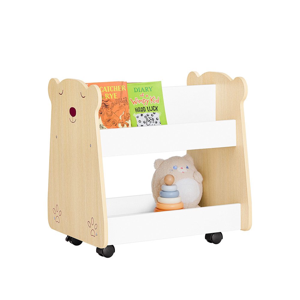 SoBuy Kinderregal KMB103, mit Rollen Organizer für Kinder Aufbewahrungsschr günstig online kaufen