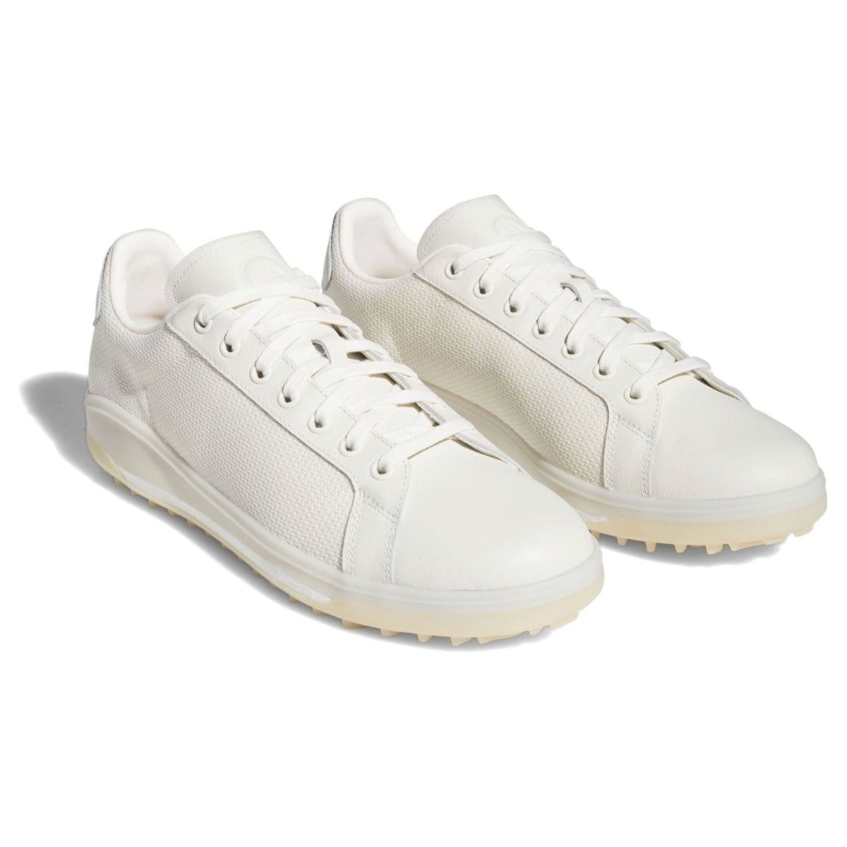 White/Alu/Beige adidas Golfschuh Sportswear Herren Go-To Gummiaußensohle Softspikes ohne Adidas