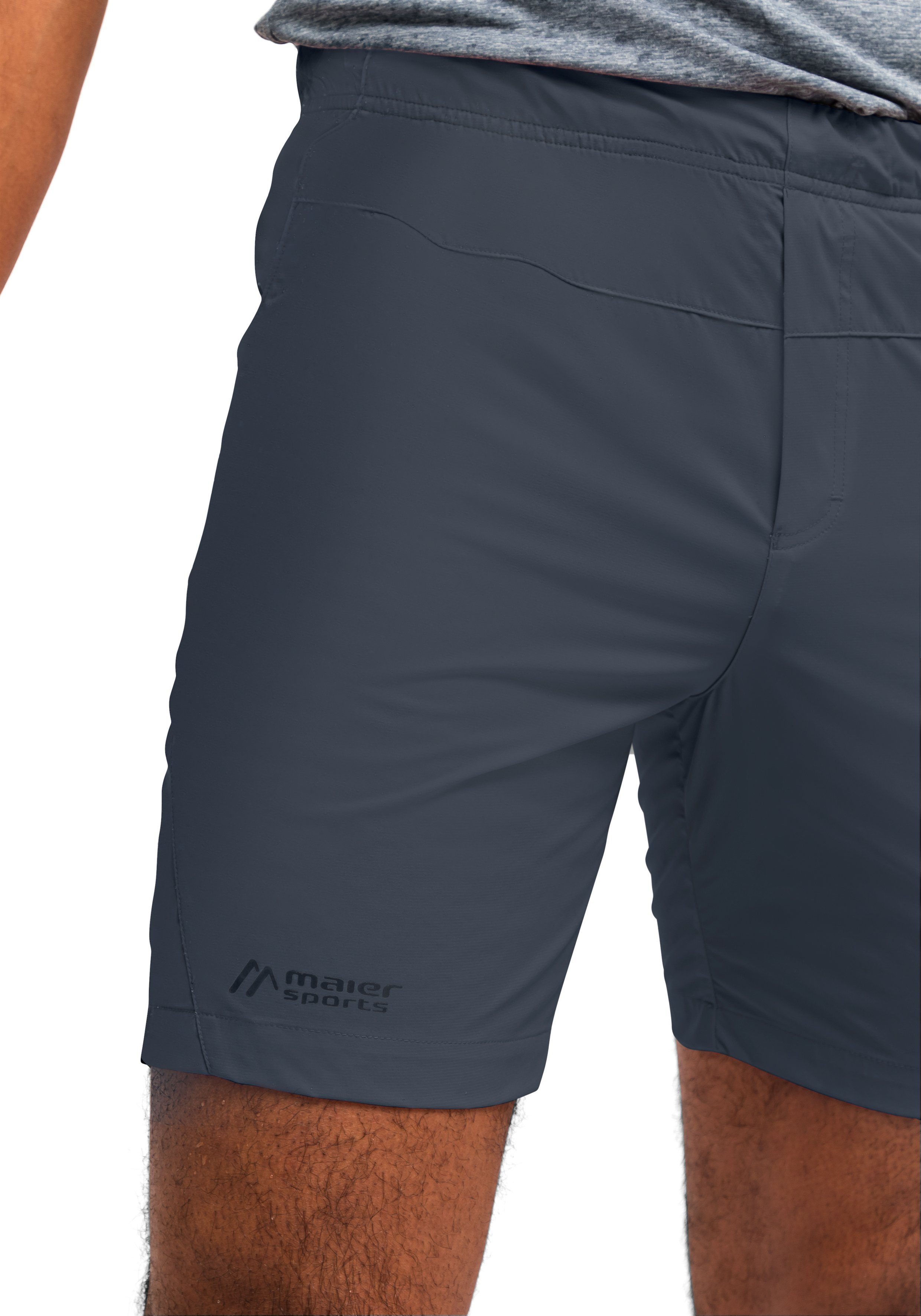 Short M Sports graublau Fortunit Funktionsshorts mit Technologie Maier dryprotec Robuste Outdoor-Bermuda