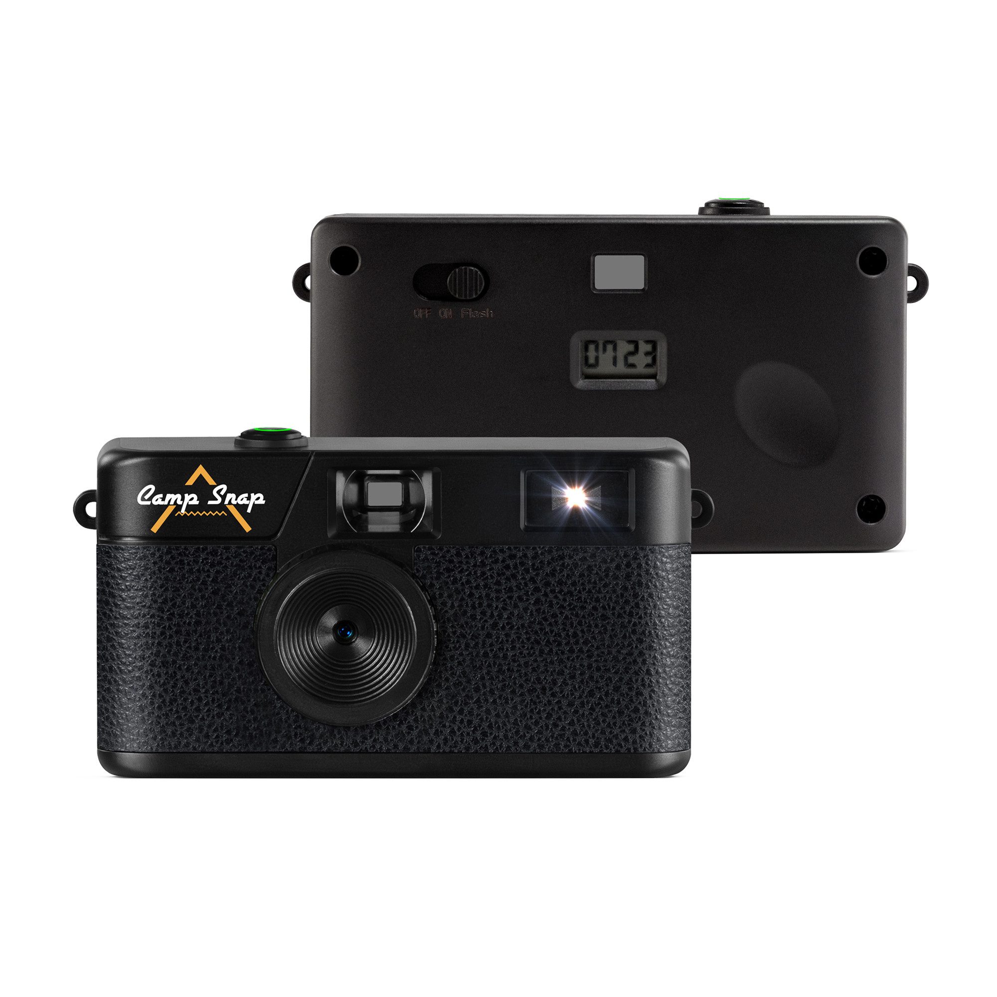 Camp Snap CS-V105 Retro-Digitalkamera im Vintage-Look, ohne Display, Kompaktkamera (8 MP, inkl. Kamera inkl. USB-C-Kabel, Bedienungsanleitung, Verpackung, 8 MP, USB-C, SD-Slot, mit Vintage-Fotoeffekten)