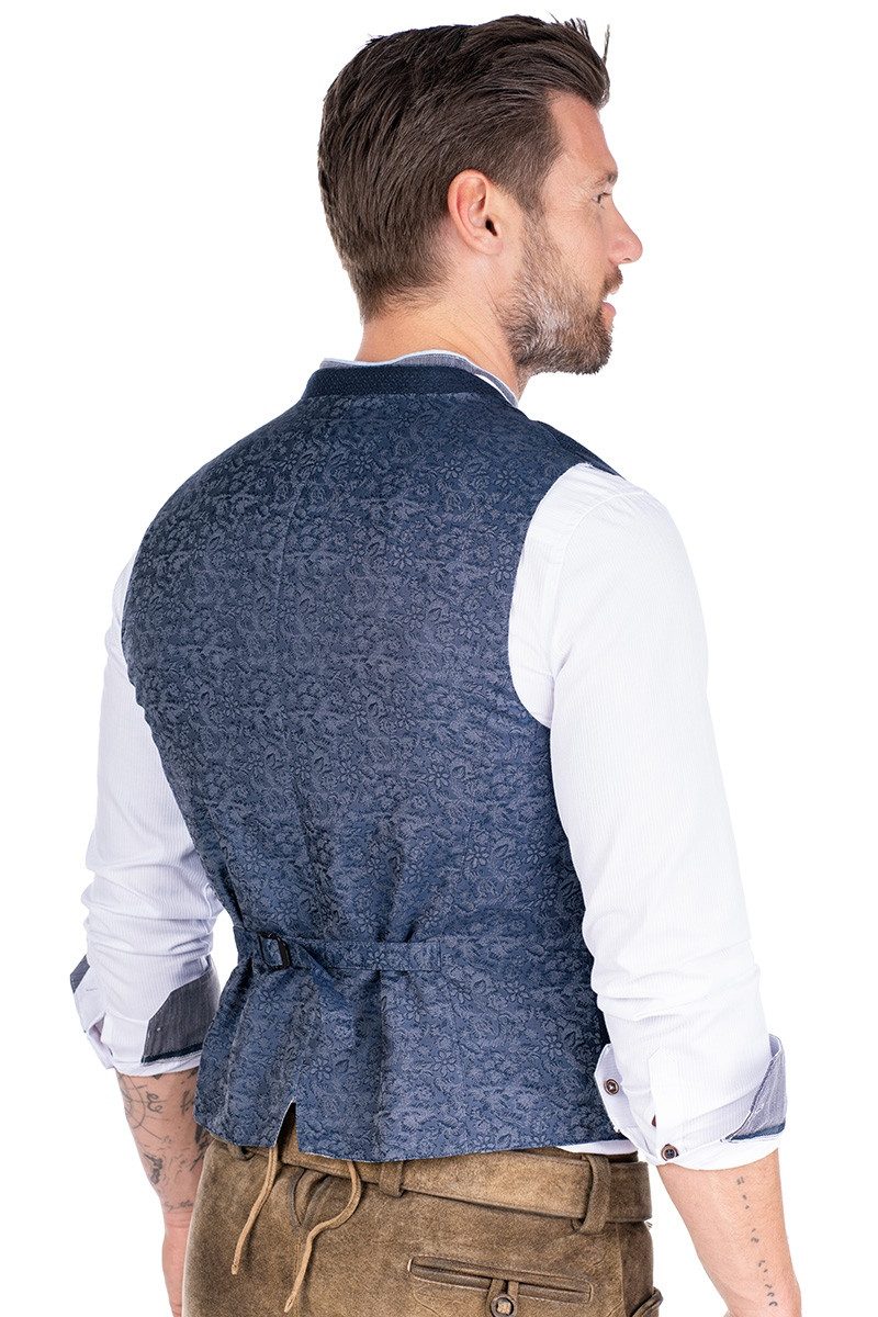 MarJo Trachtenweste Leinenweste - LEINBURG - navy günstig online kaufen