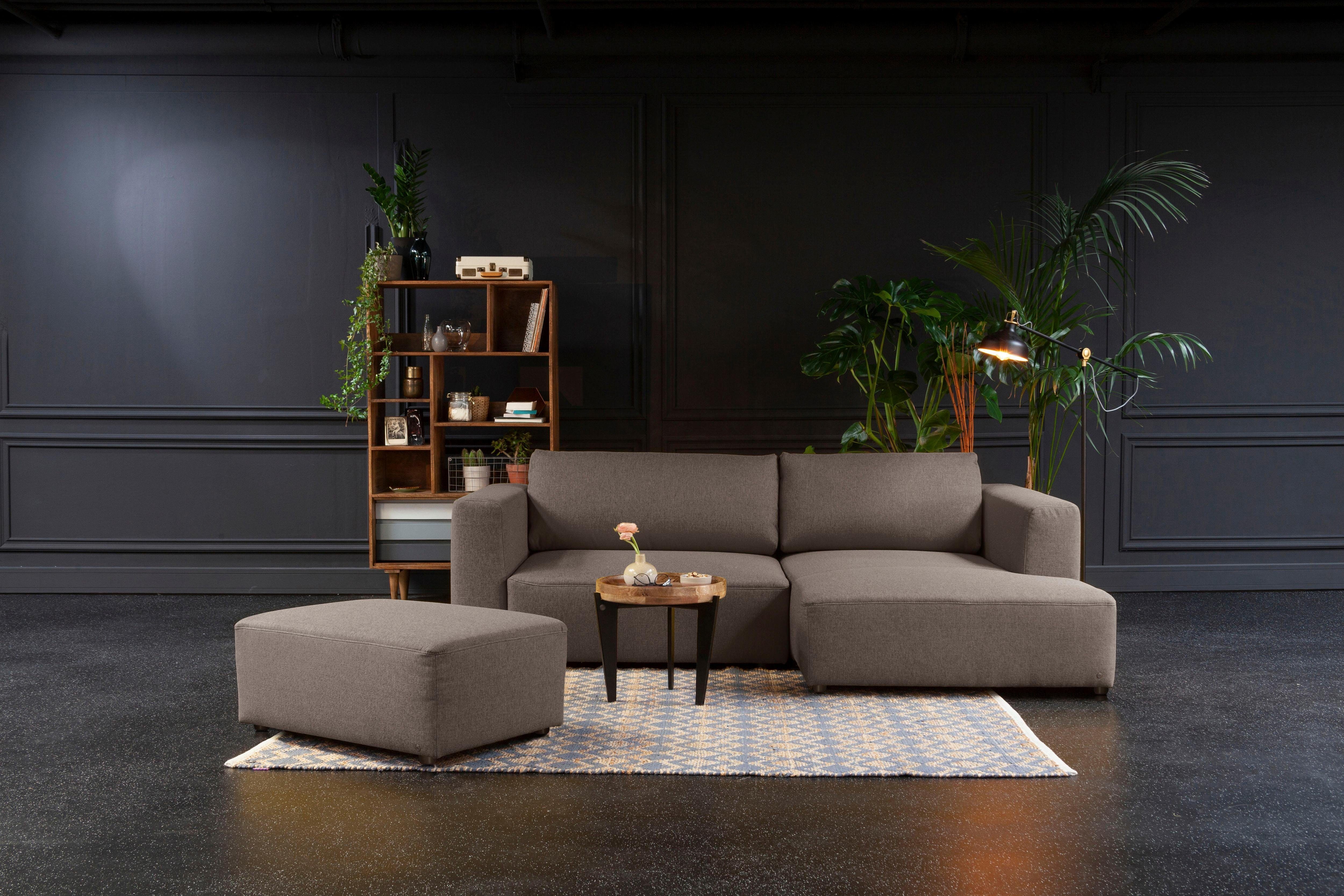 Bettfunktion S, wahlweise TAILOR der HEAVEN & TOM STYLE aus COLORS HOME Bettkasten Ecksofa COLLECTION, mit