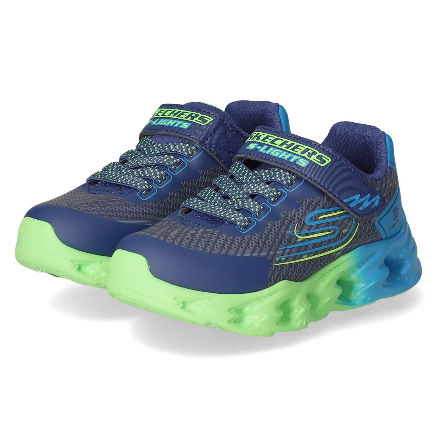 Skechers Skechers 400604L NVBL Jungen Synthetik blue Slipper