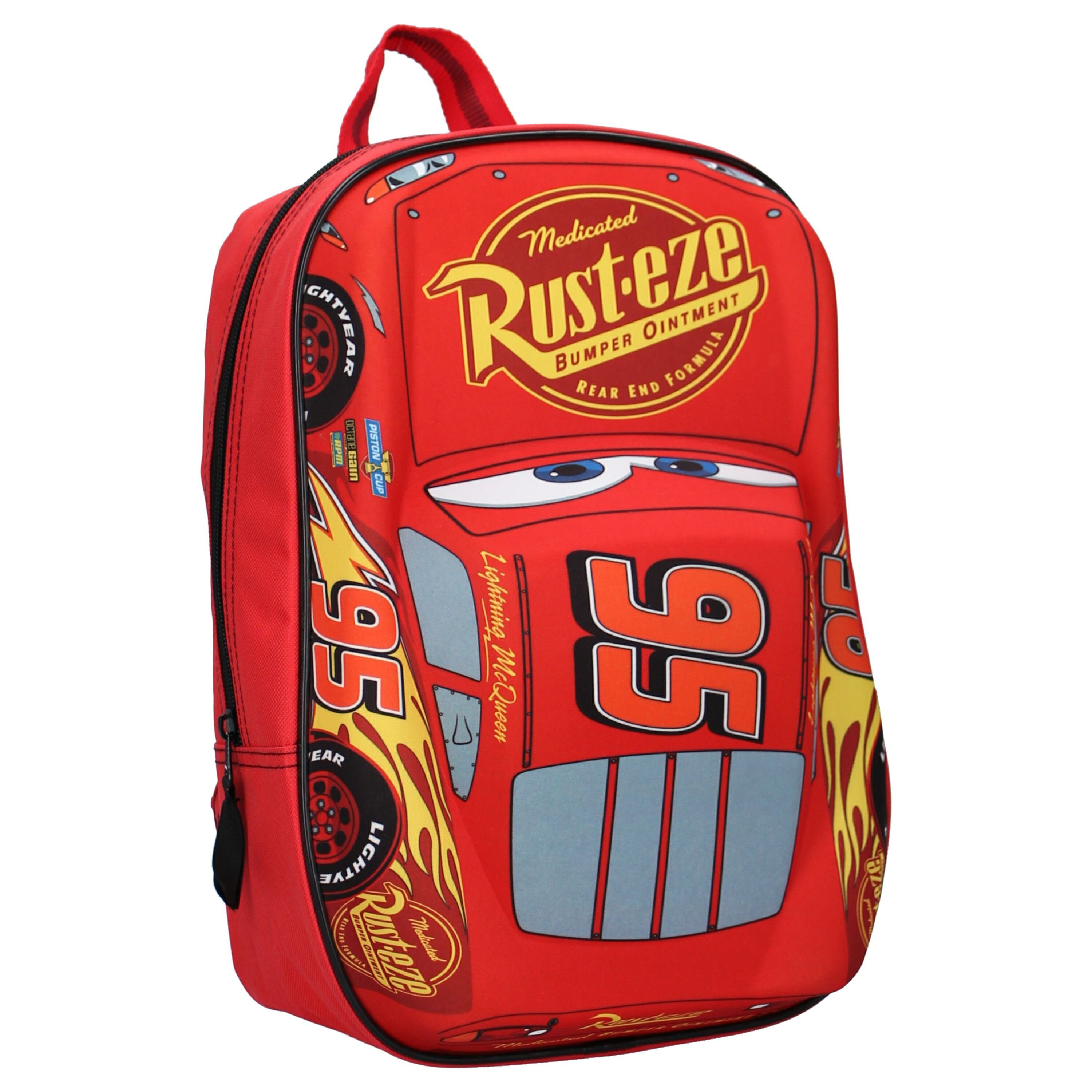 Vadobag Kindermotiv - Cars3 Disney Cars -Disney Kinderrucksack Toggo Kinderhelden Marvel 3D - Cup, Piston