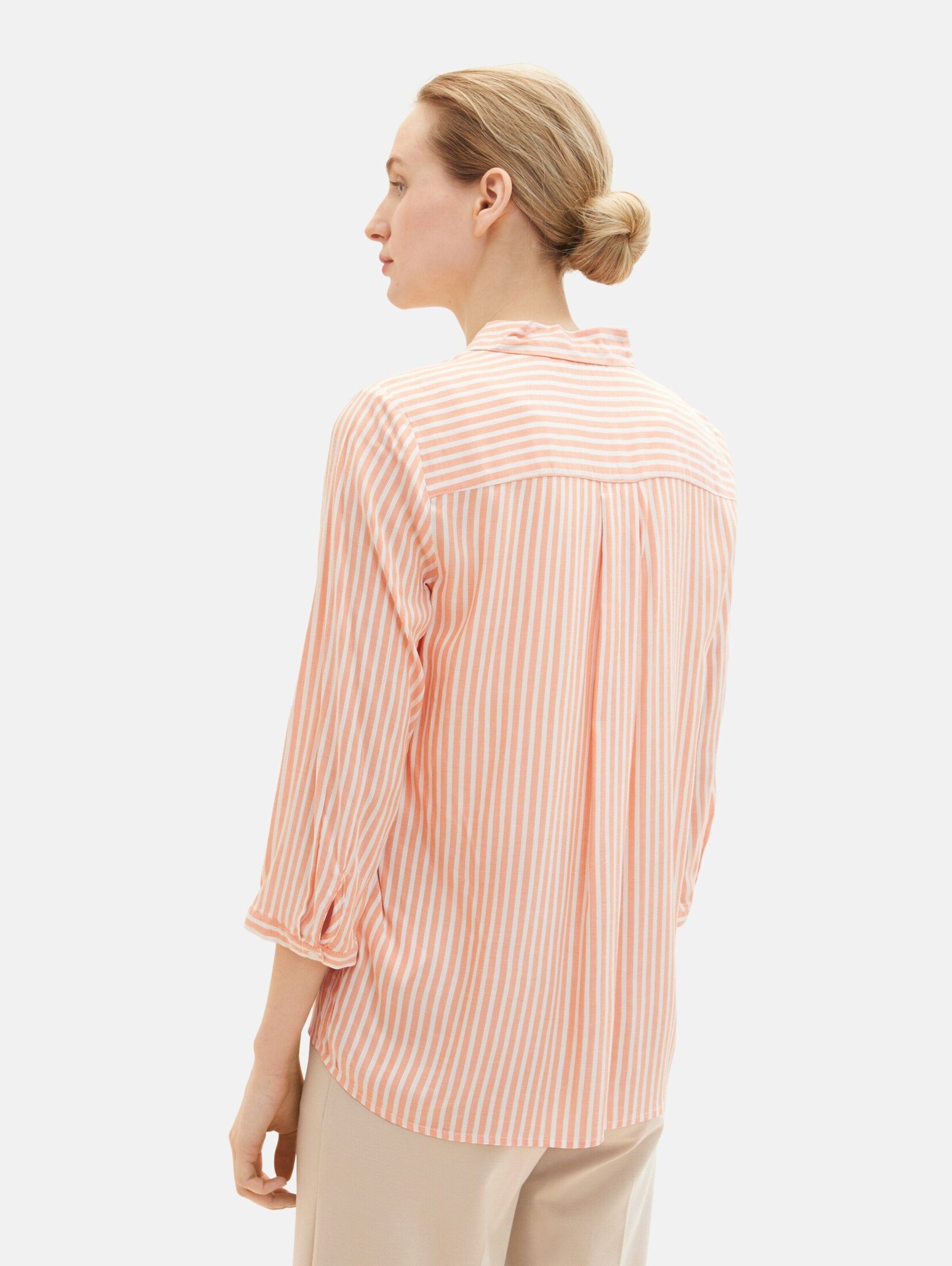 TOM TAILOR Langarmbluse (1-tlg) Falten