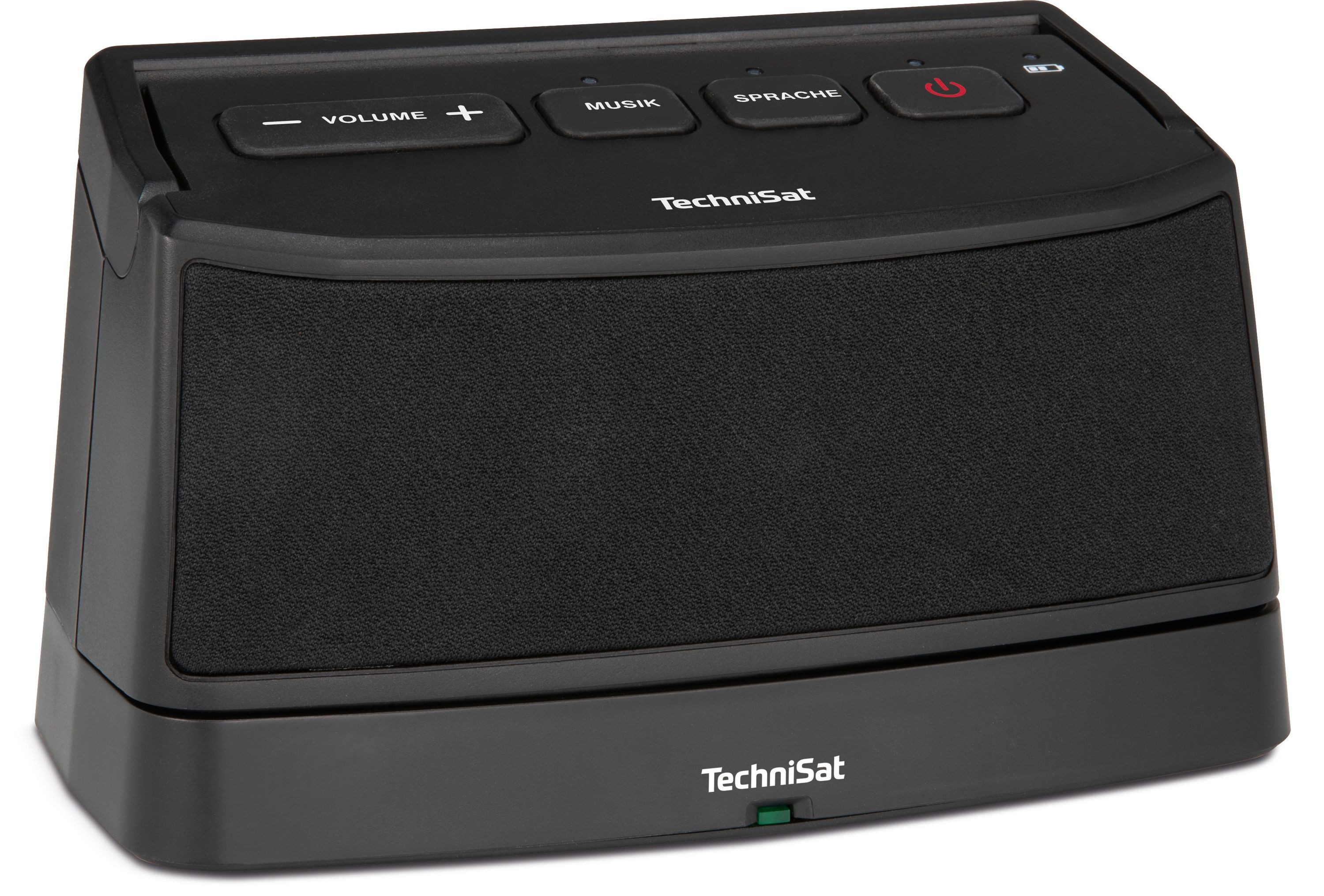 TechniSat ISIBOX 1 Lautsprecher 2.0 (4 W, inklusive Dockingstation für TV und HiFi, bis zu 6 Stunden Akkubetrieb)