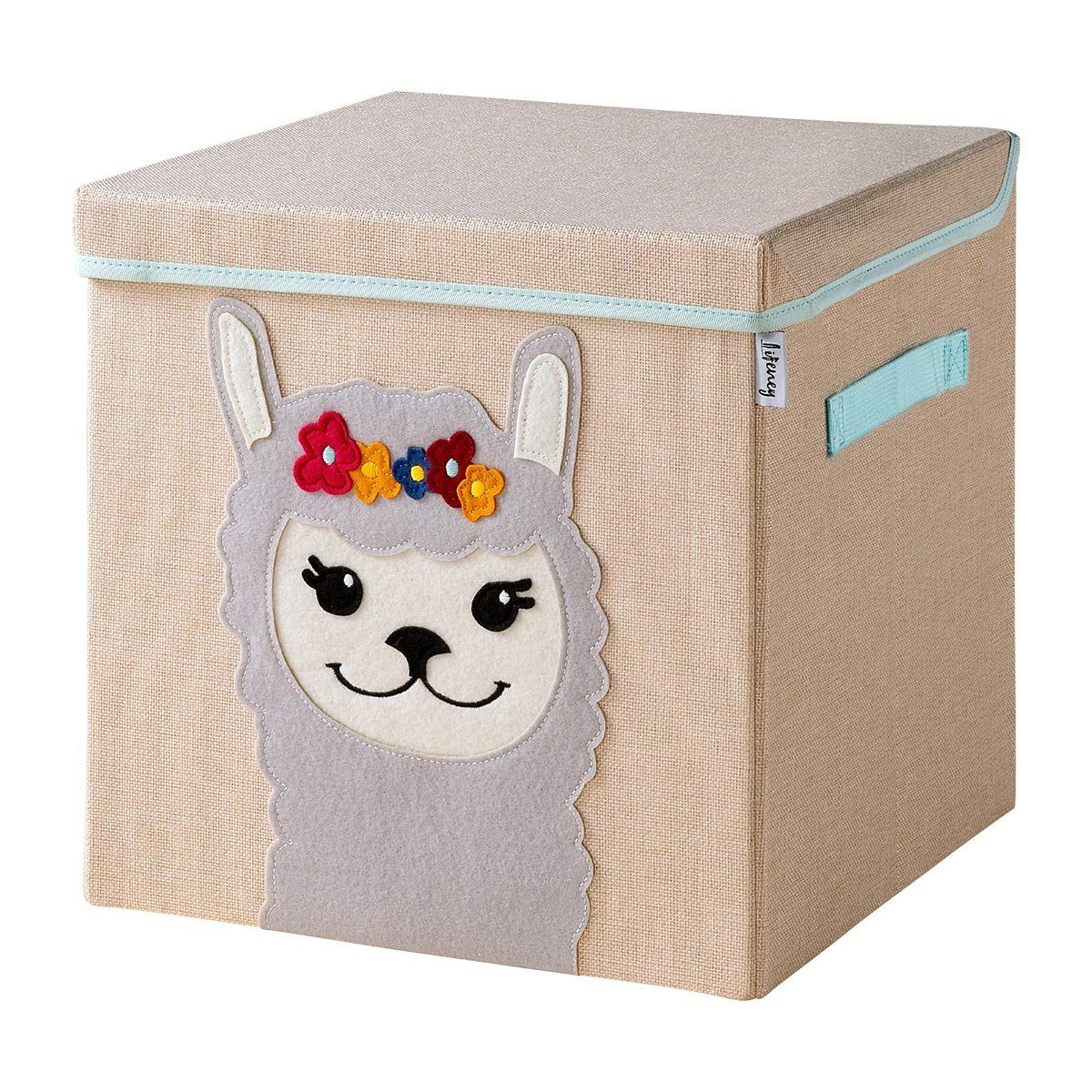 Lifeney Faltbox Aufbewahrungsbox, Stauraumbox, Organizerbox mit Deckel