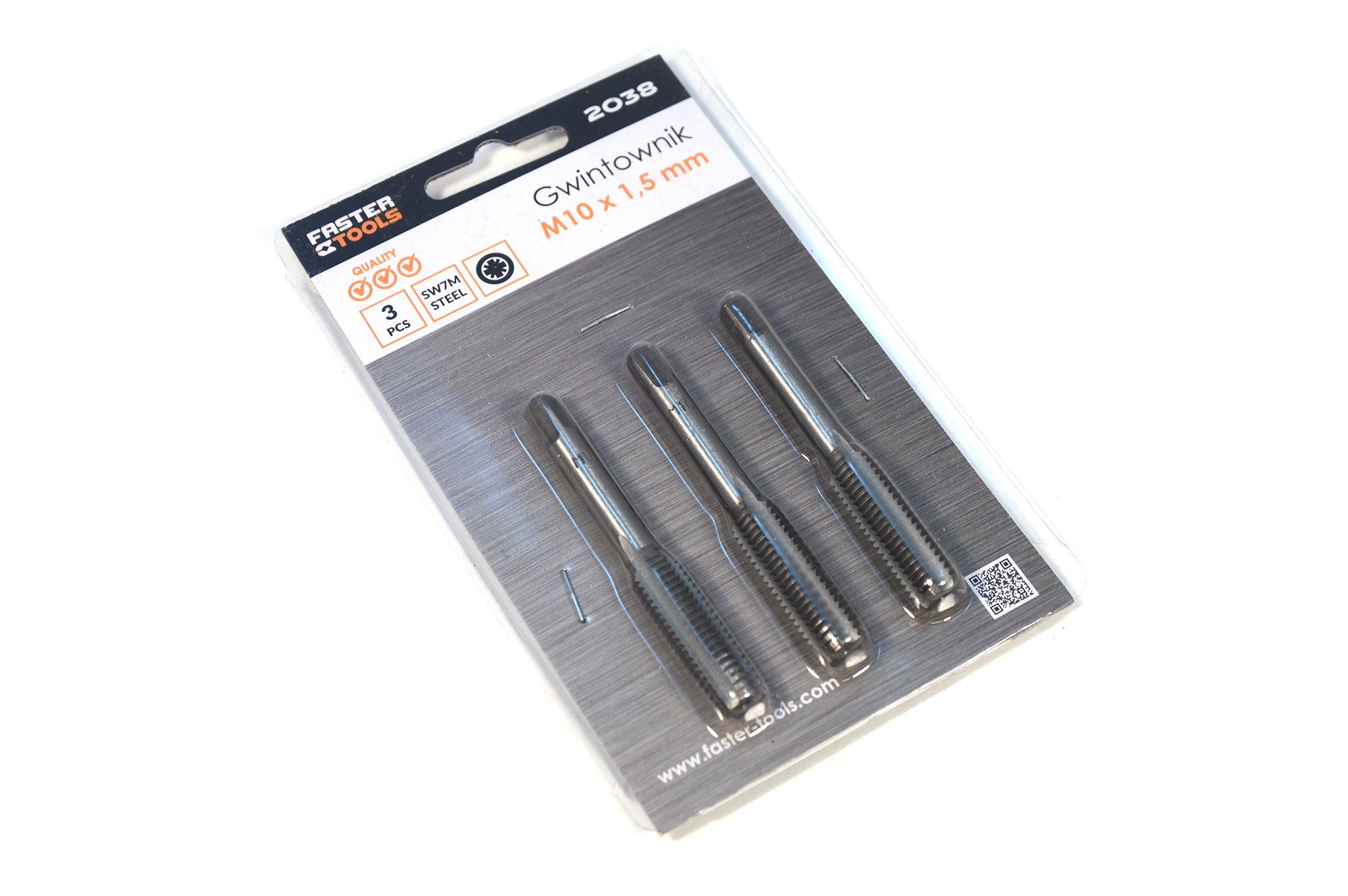 Faster tools Gewindebohrer Faster tools Gewindebohrer Maschinengewindebohrer Satz 3 tgl.