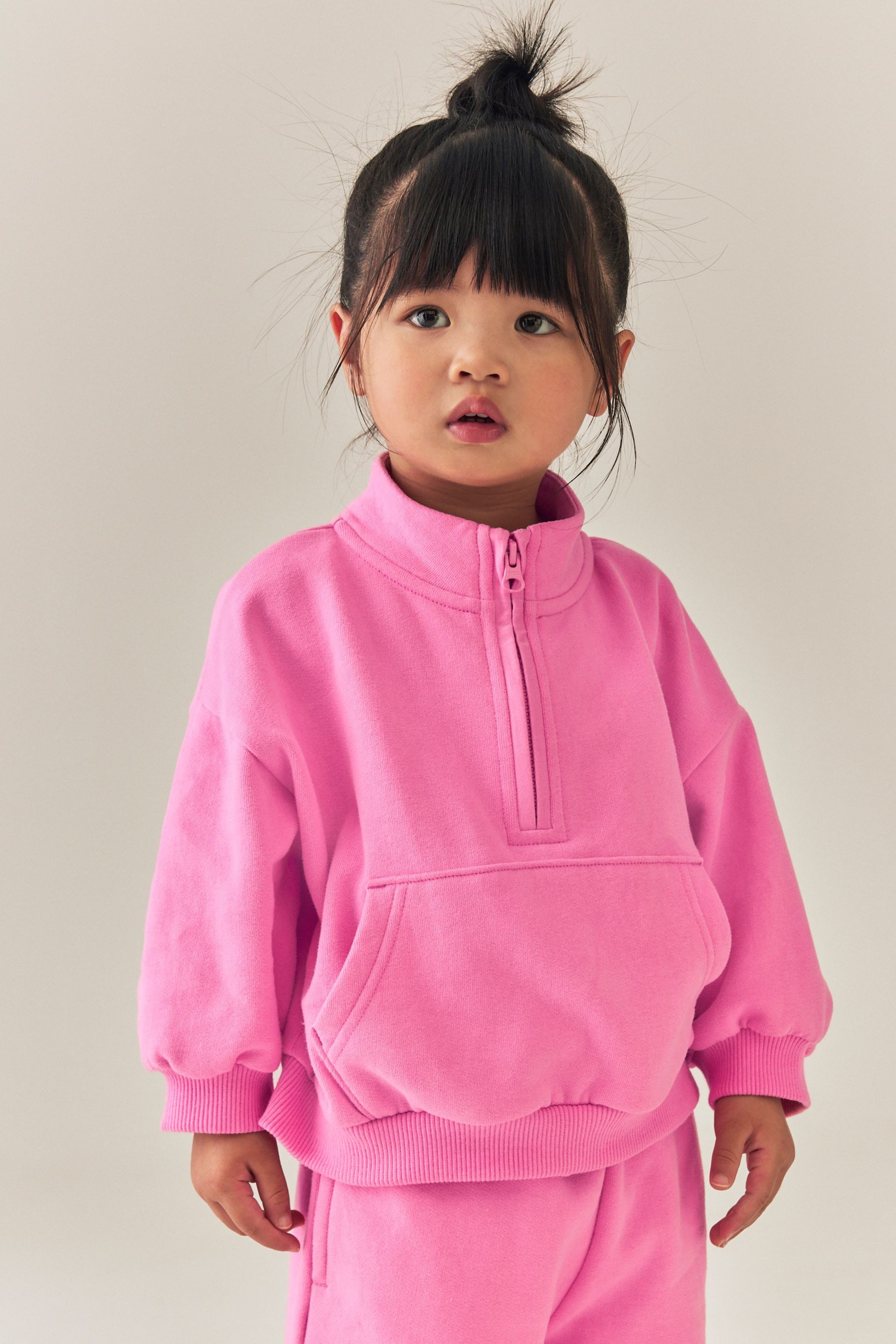 Next Sweatshirt Sweatshirt mit halblangem Reißverschluss (1-tlg) – Bild 4 von 5