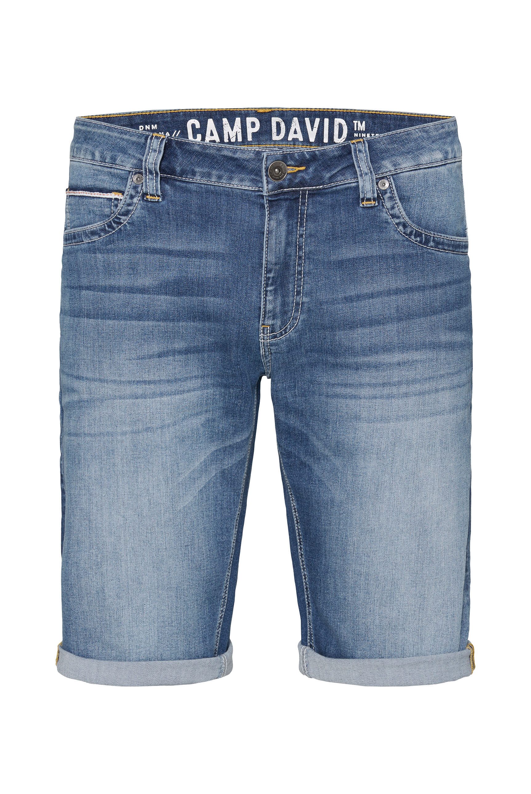 CAMP DAVID Jeansshorts mit Destroy-Effekten