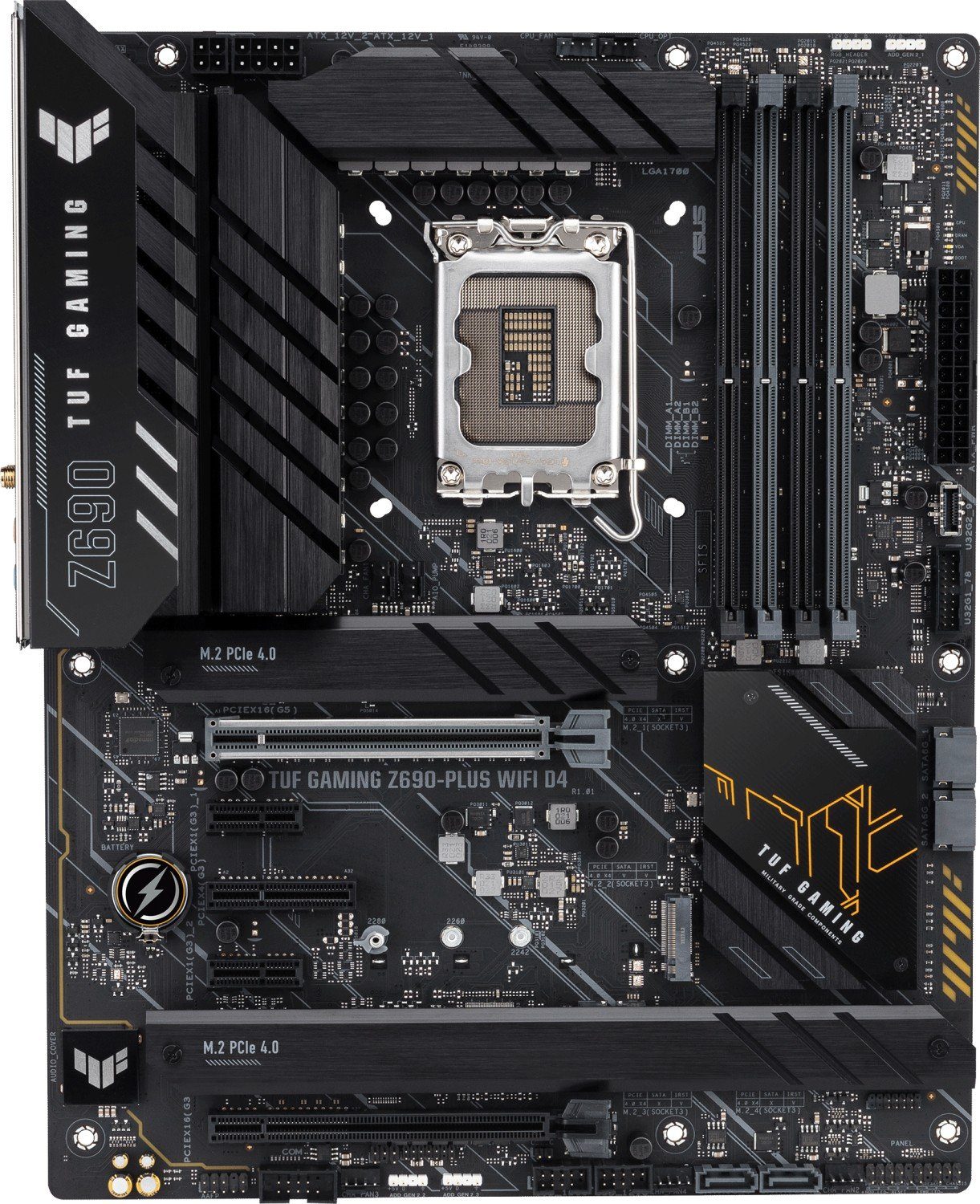 Asus TUF Gaming Z690-Plus WIFI D4 Mainboard, Gemacht für Online-Gaming ...