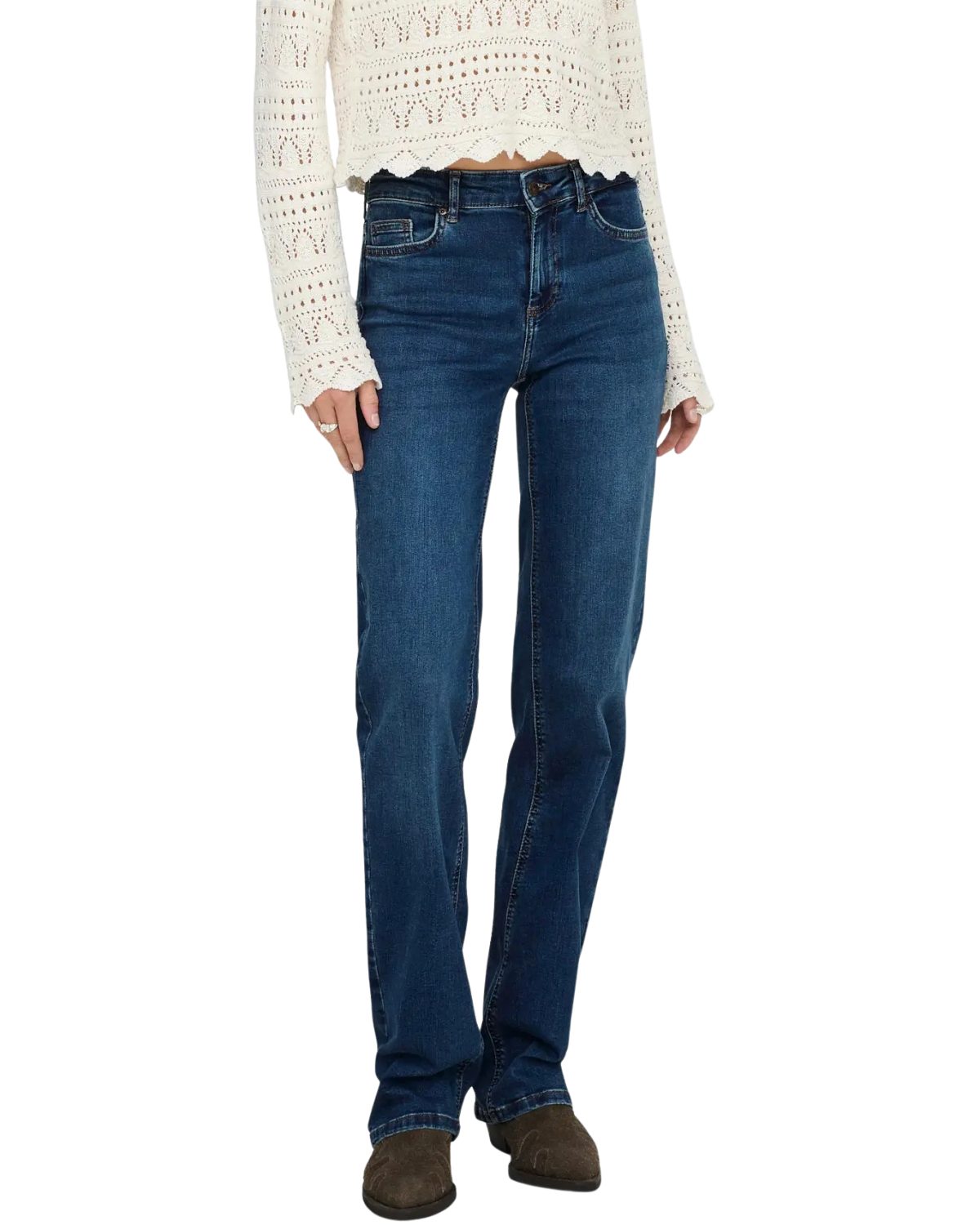 ONLY Straight-Jeans Mid Waist dein Everyday Denim mit Style Faktor
