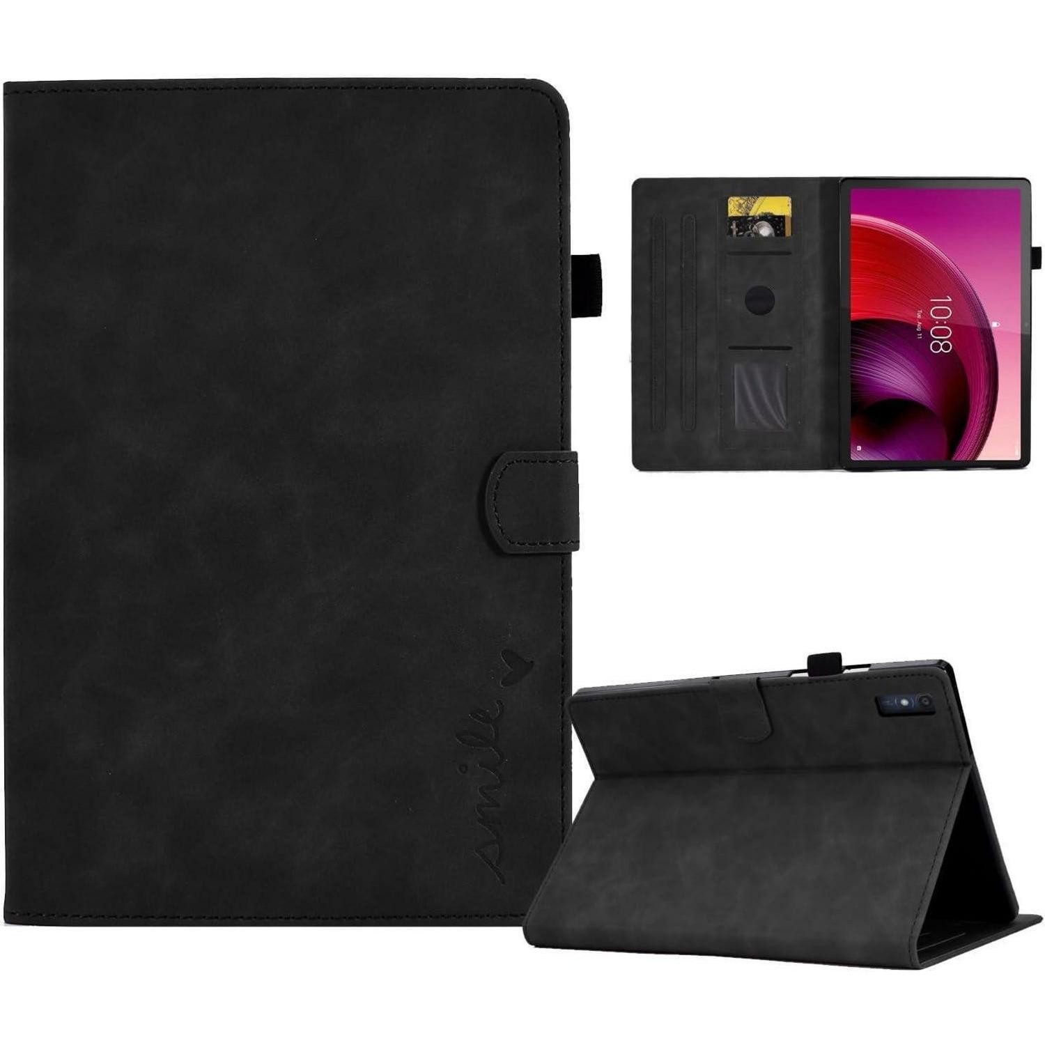 LuxusKollektion Tablet-Hülle Hülle für Lenovo Tab M10 (2019) Schwarz