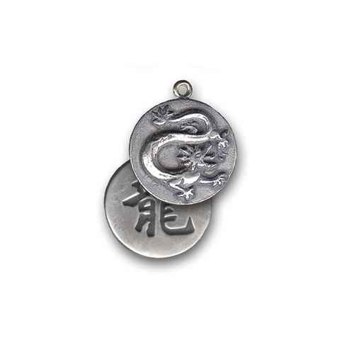 Adelia´s Amulett Anhänger Feng Shui Glücksbringer, Der Drache - Ein Beschützer, er verleiht Kraft und Mut