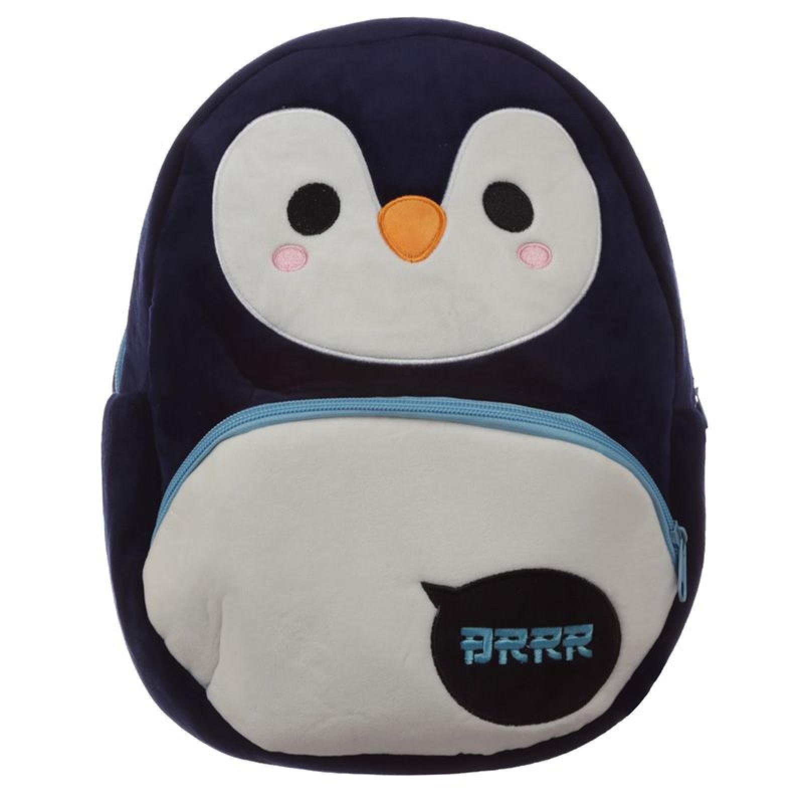 Puckator Kinderrucksack Adoramals Pinguin Plüsch Rucksack