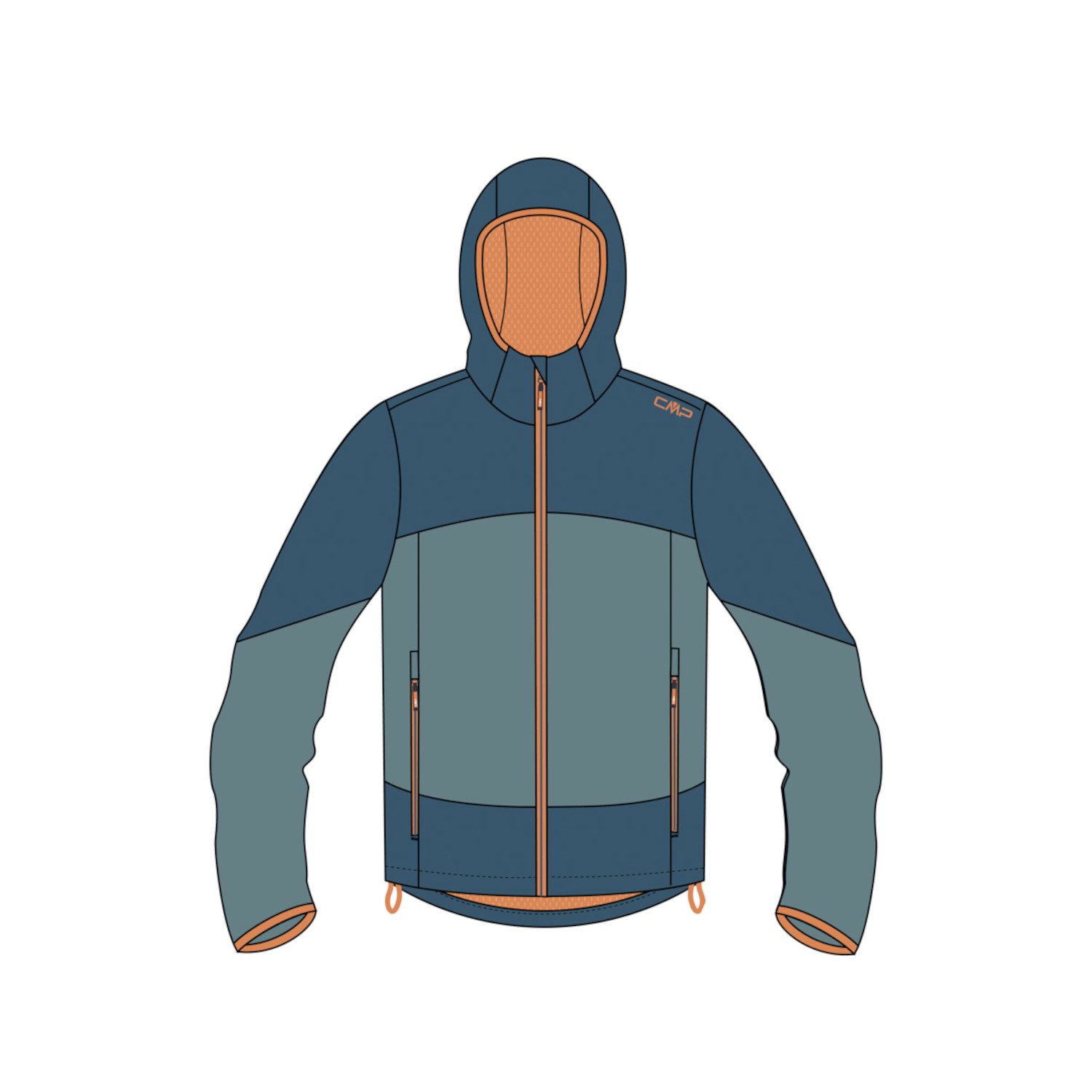 Softshelljacke CMP Jungen Softshelljacke Kid Jacket Fix Hood 34Z5224
