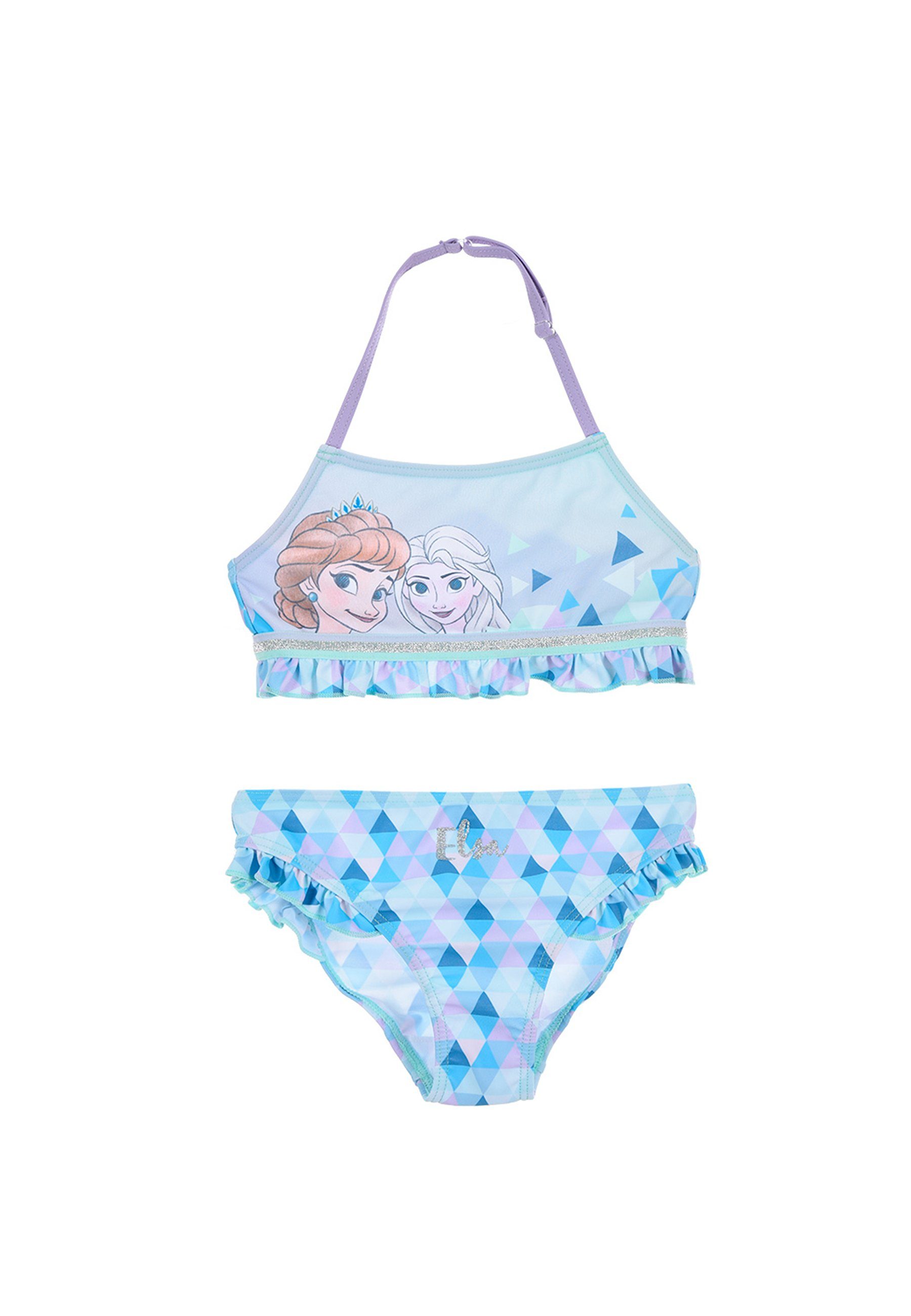 Disney Frozen Badeanzug Elsa Mädchen Badeanzug Bade-Set Bikini Bademode