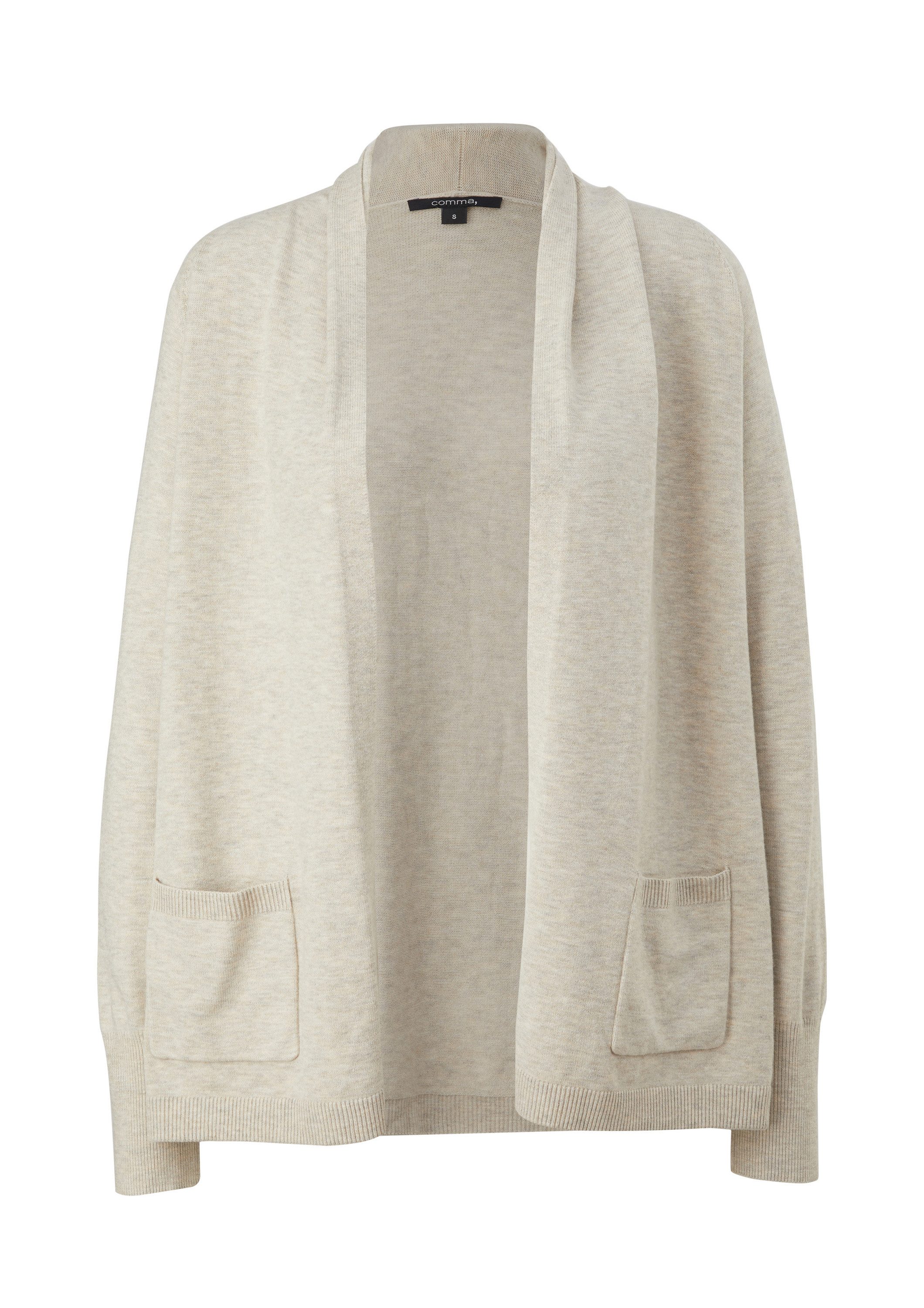 comma Cardigan Strickjacke Jacke aus Viskosemix günstig online kaufen