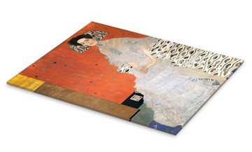 Posterlounge Acrylglasbild Gustav Klimt, Fritza Riedler, Wohnzimmer Malerei