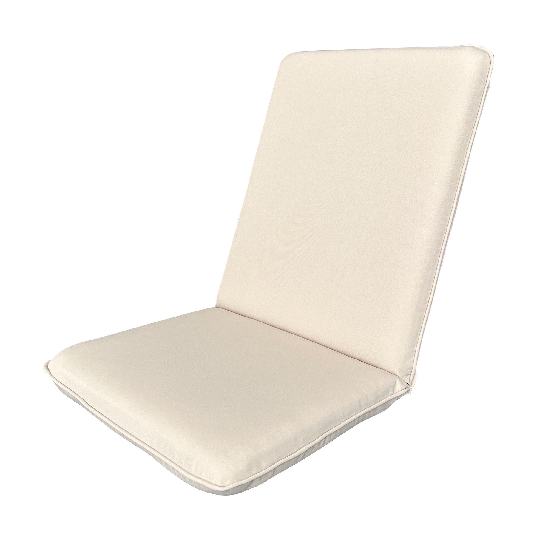 riess-ambiente Sitzauflage COMFORT LINE 50x100cm beige - rechteckig, Sitzkissen, Polsterauflage, (Einzelartikel, 1 St), wetterfestes Outdoor-Auflagekissen – ideal für Gartenstühle mit Lehne
