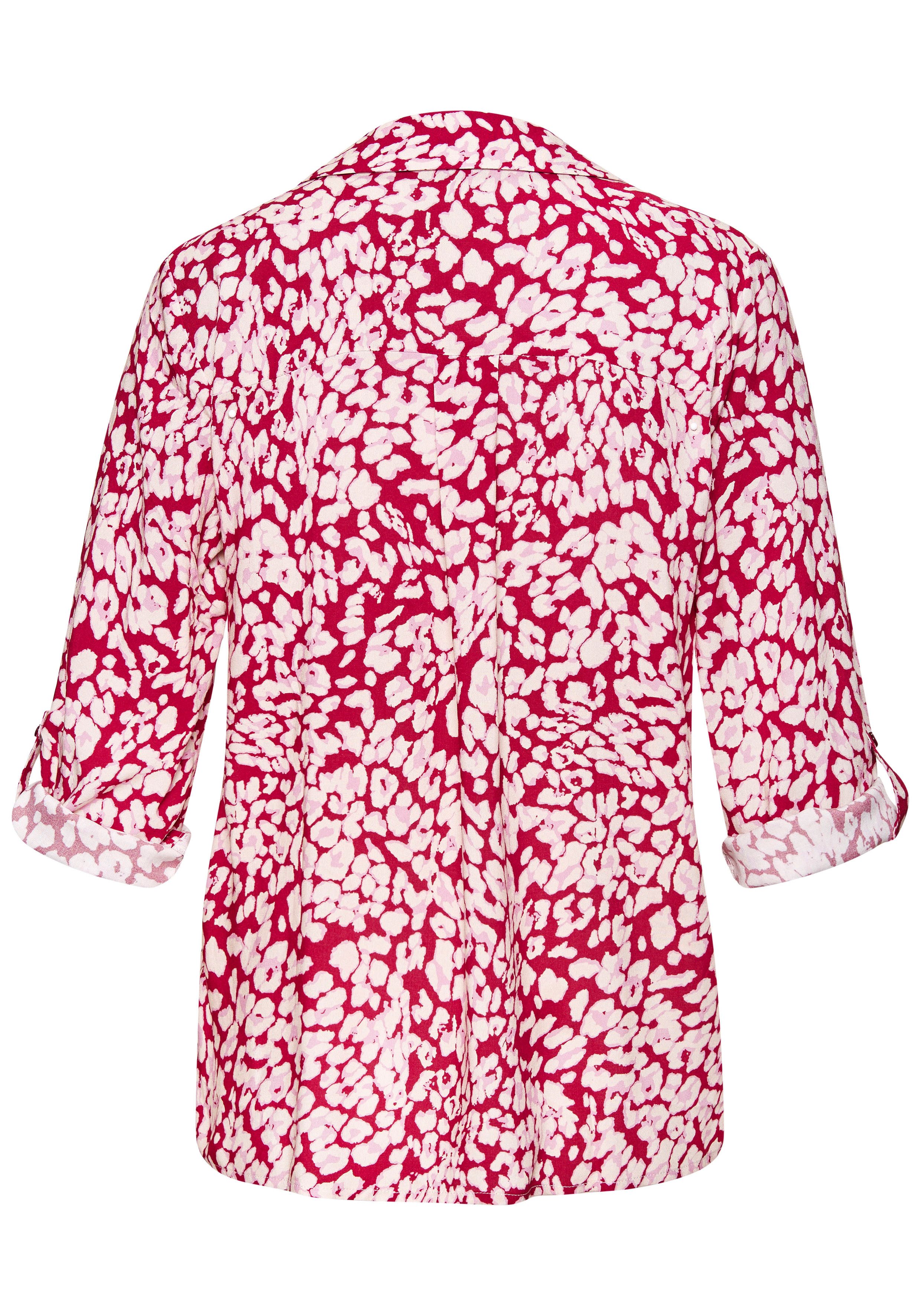 LASCANA Schlupfbluse mit 3/4-Ärmeln, elegante Damenbluse mit Animalprint