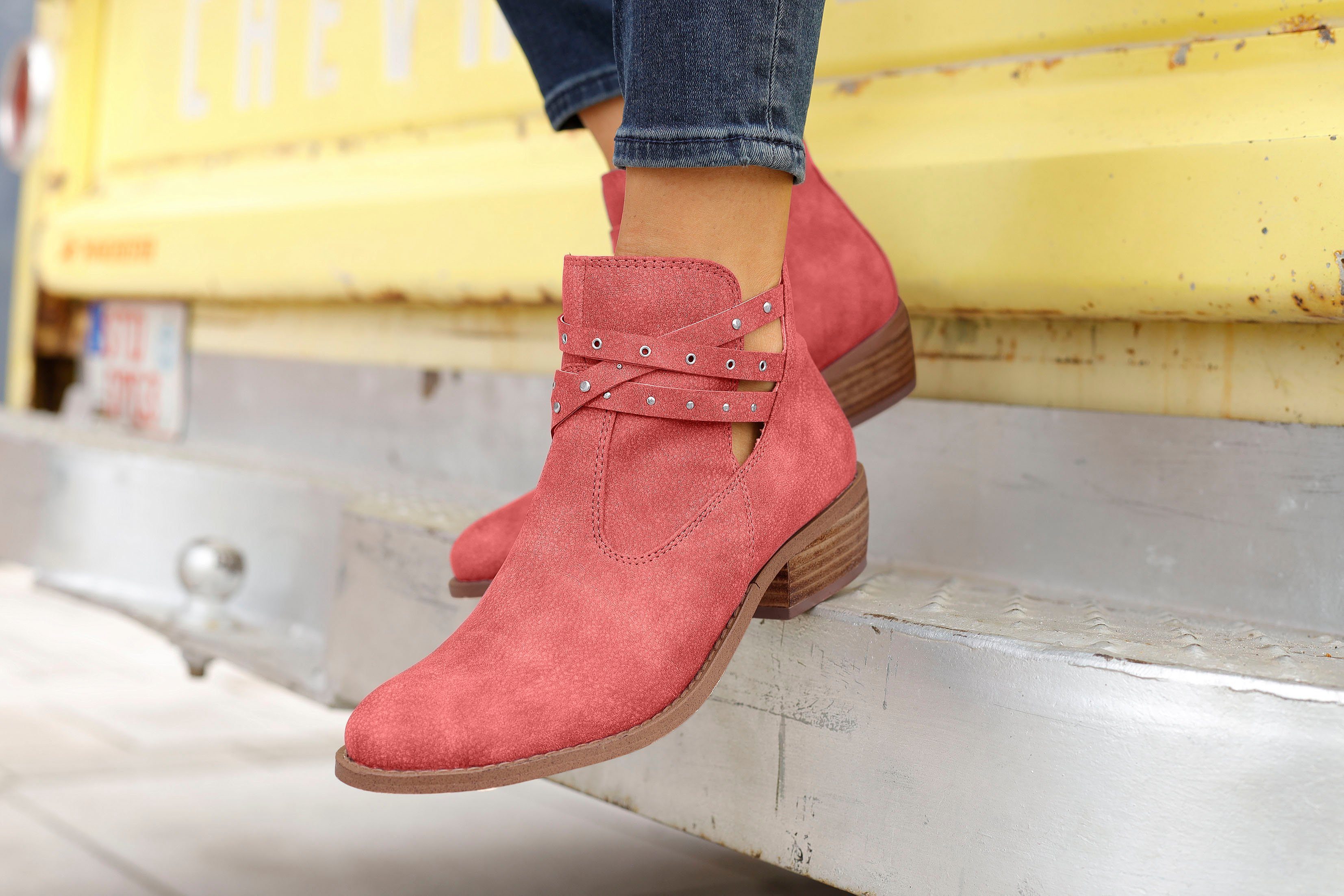 LASCANA Westernstiefelette Cowboy Boots, Ankle Stiefelette günstig online kaufen