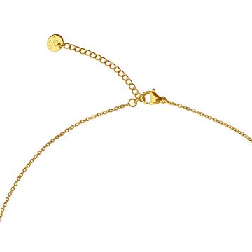 ANELY Gliederkette Edelstahl Choker Halskette mit Coins (1-tlg), 7227 in Gold