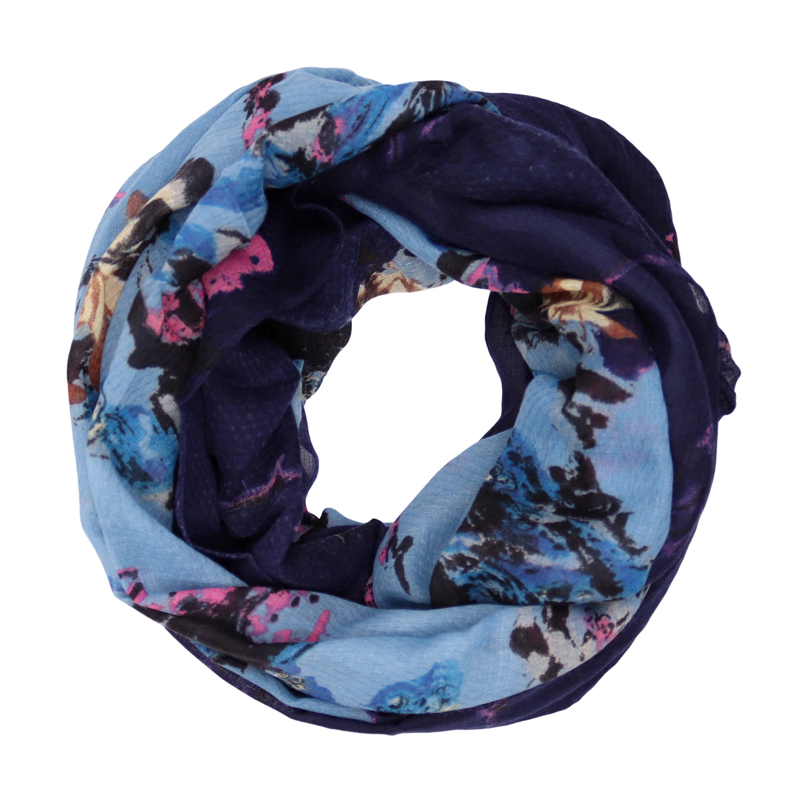 MIRROSI Loop Damen Schal Weich aus 20% Baumwolle 80% Viskose, (ca. 180x90cm Zweimal um den Hals wickelbar), Damen Halstuch Stola ideal für Frühling,Sommer, Herbst oder Winter