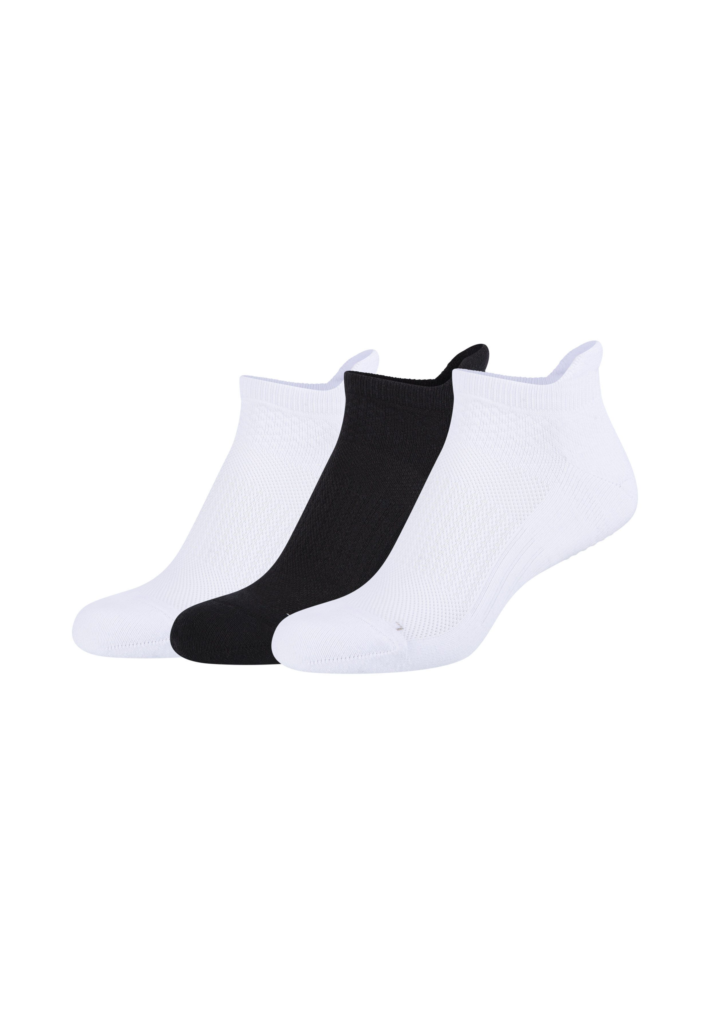 Camano Kurzsocken function (3-Paar) mit verstärkter Ferse