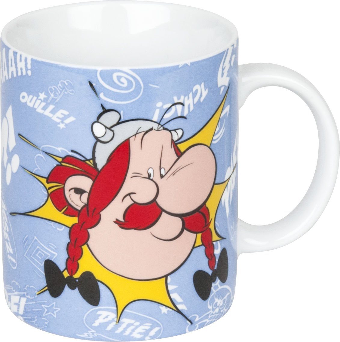 Könitz Becher, Porzellan, Könitz Kaffeebecher Asterix Kaffeepott Büro Kaffeetasse Teetasse Sammel-Becher