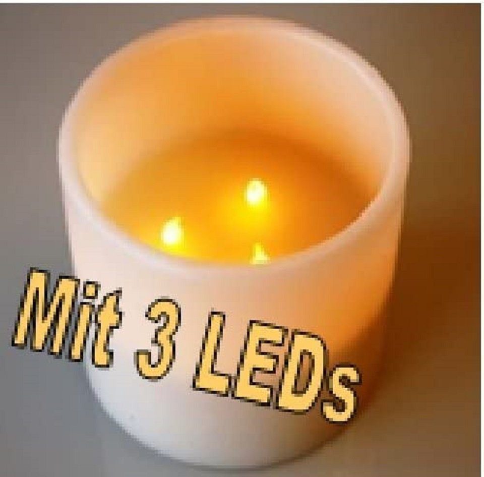 Luna24 simply great ideas... LED-Kerze Riesen LED Echtwachskerze Ø20xH15 cm günstig online kaufen