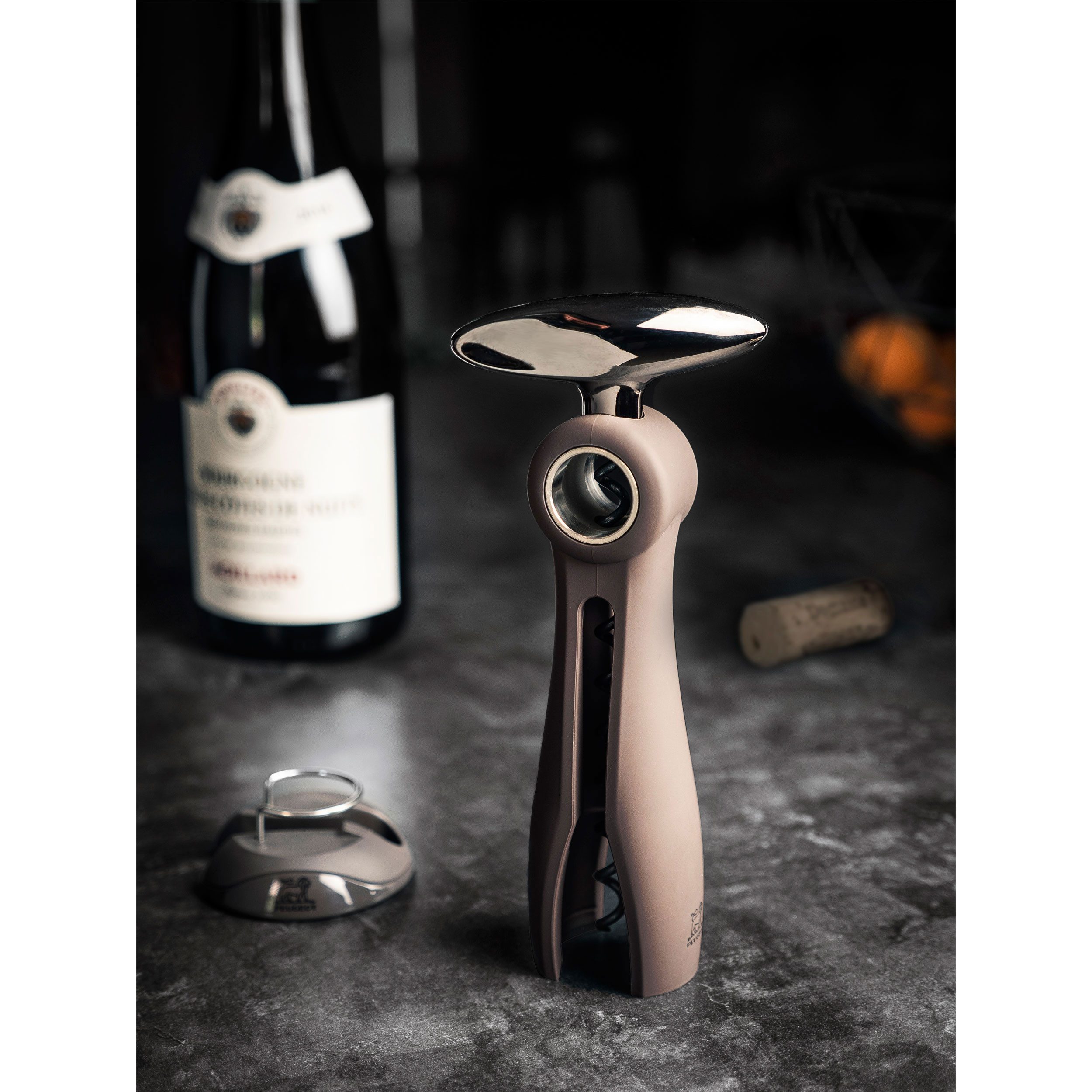 PEUGEOT Korkenzieher SALMA Weinöffner mit Manschettenschneider Flasche