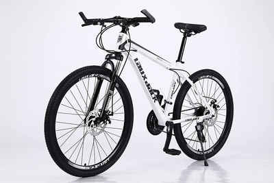 Lauxjack Mountainbike Lauxjack Fahrrad 26 & 27.5 Zoll Mountainbike, Scheibenbremse, 21 Gang, Kettenschaltung