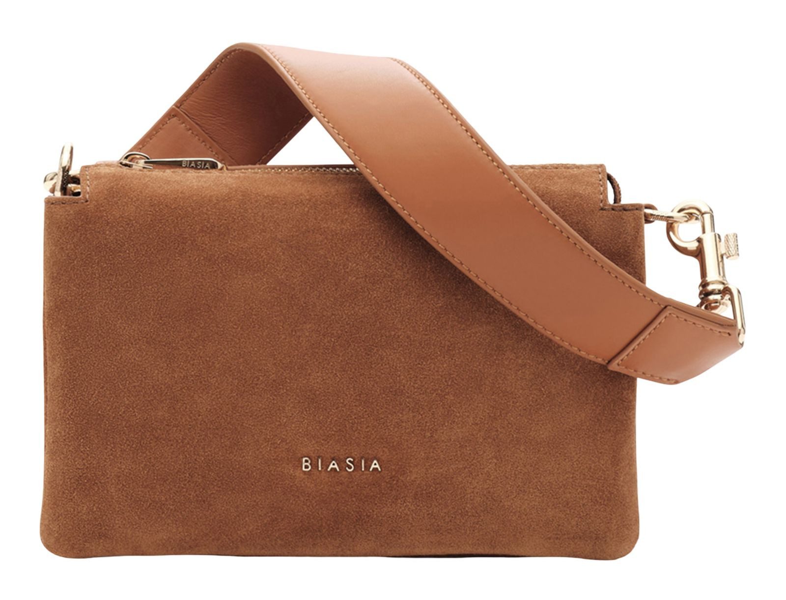BIASIA Umhängetasche Crossbody Bag, aus echtem Leder