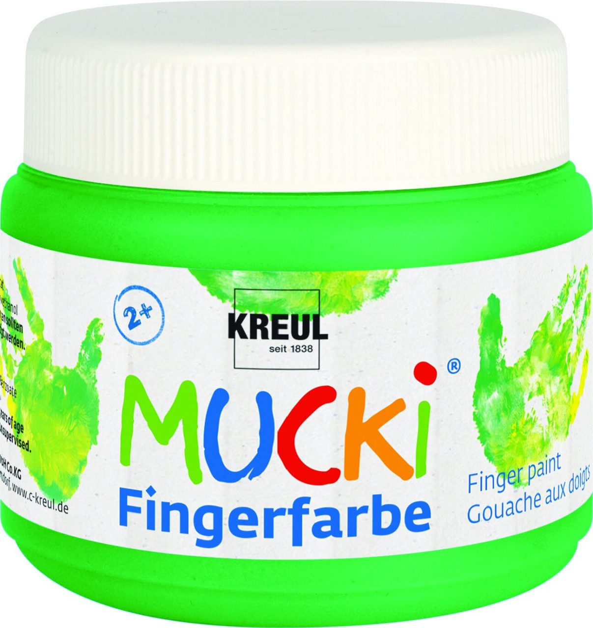 Kreul Bastelfarbe Kreul Mucki Fingerfarbe grün 150 ml