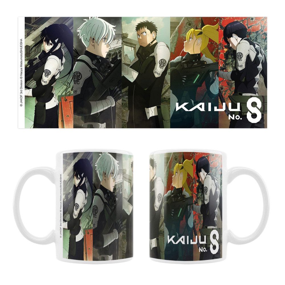 Sakami Merchandise Tasse Kaiju No. 8 Keramiktasse Mina, Reno, Kafka, Kikoru, Hoshina