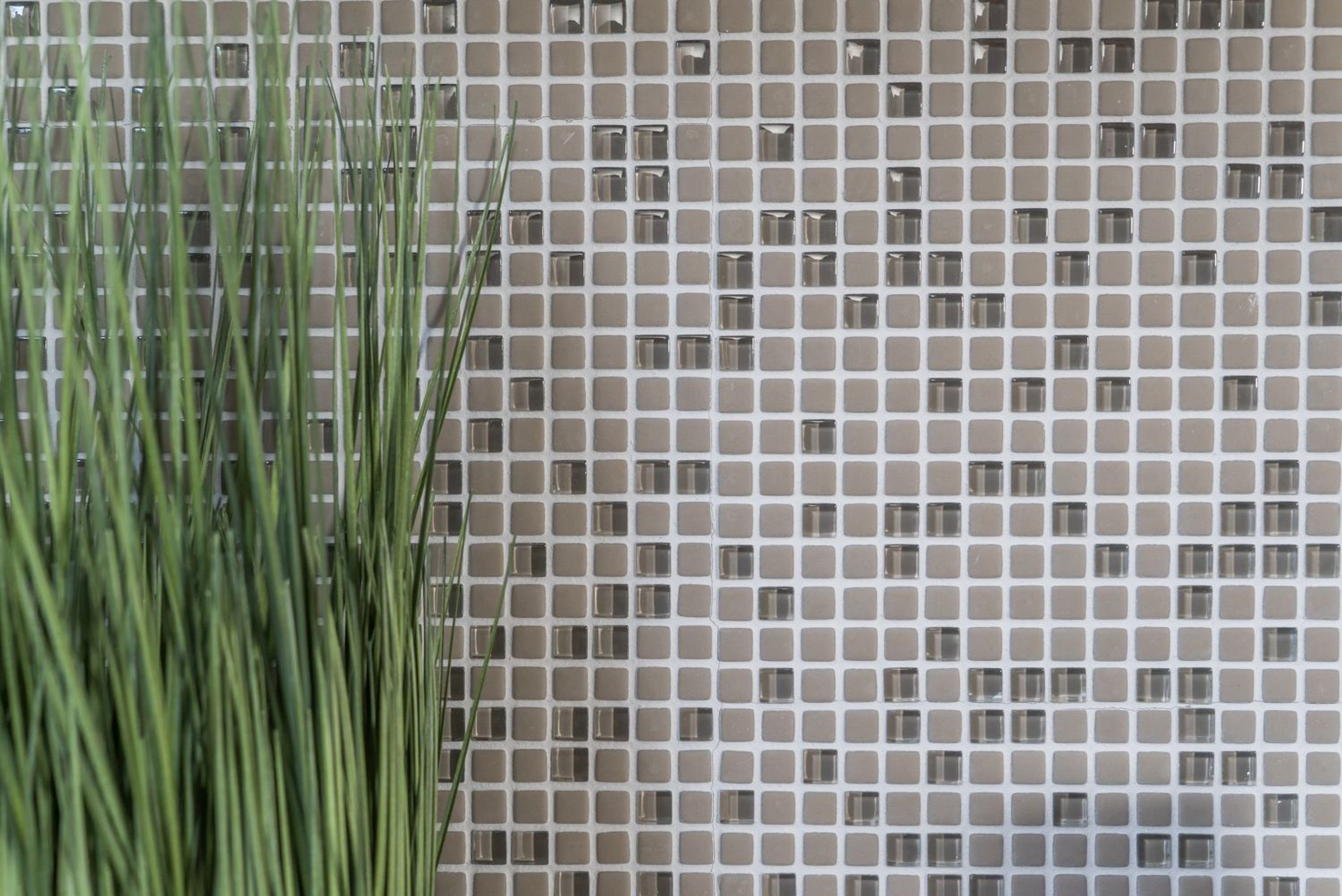 cream matt Glasmosaik Enamel Nachhaltiger Wandbelag Mosaikfliesen Recycling Mosani