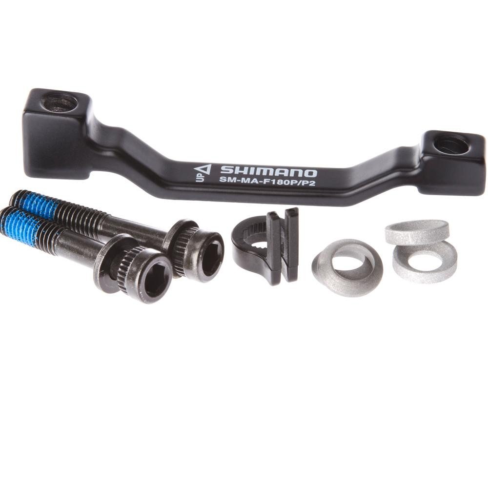 Shimano Scheibenbremse SHIMANO Scheibenbremsadapter PM/PM 180mm - Vorne & Hinten Universal