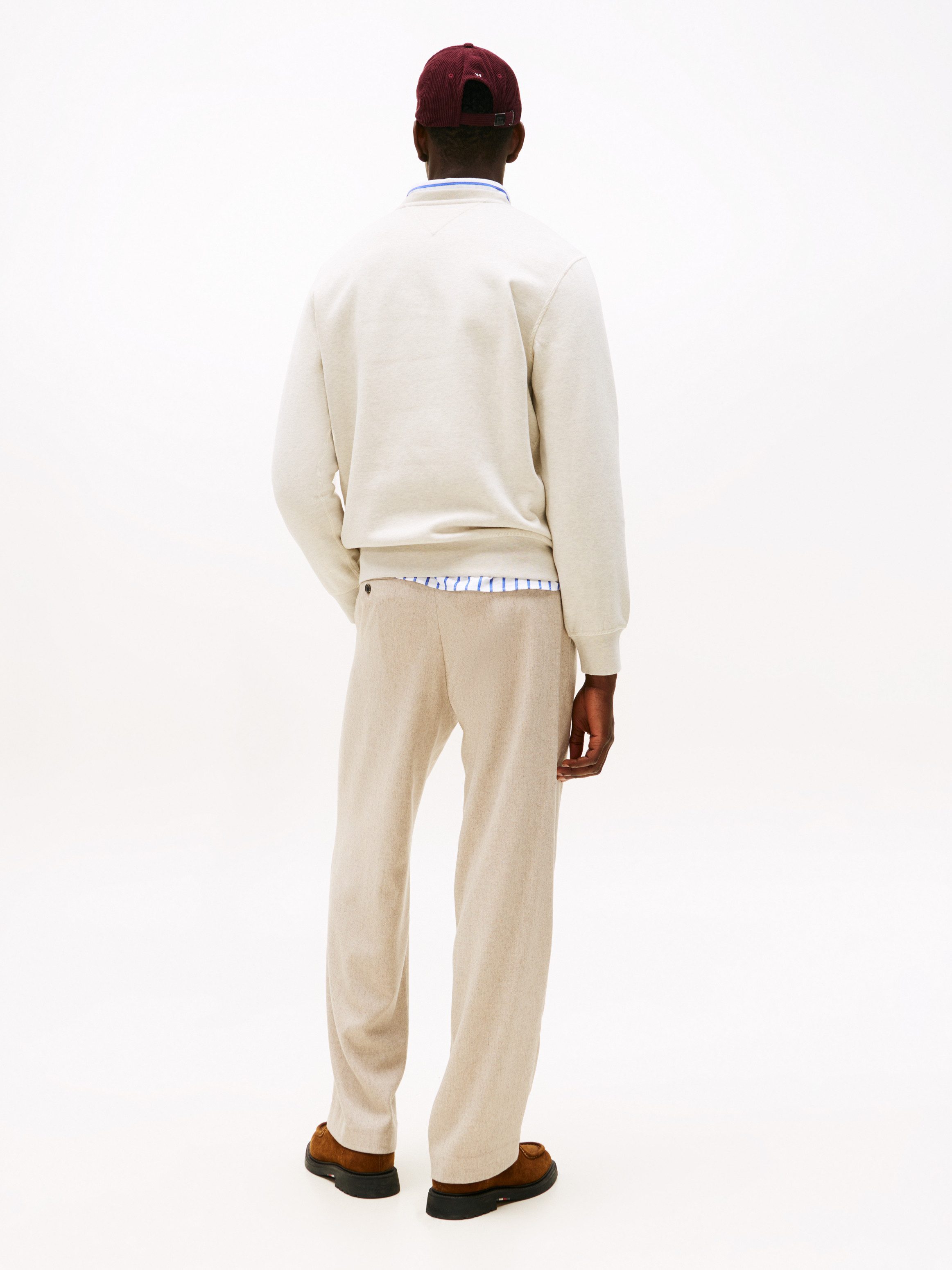 Tommy Hilfiger Sweatshirt ESS SEASONAL FLEECE CREWNECK mit Rundhals und Sti günstig online kaufen